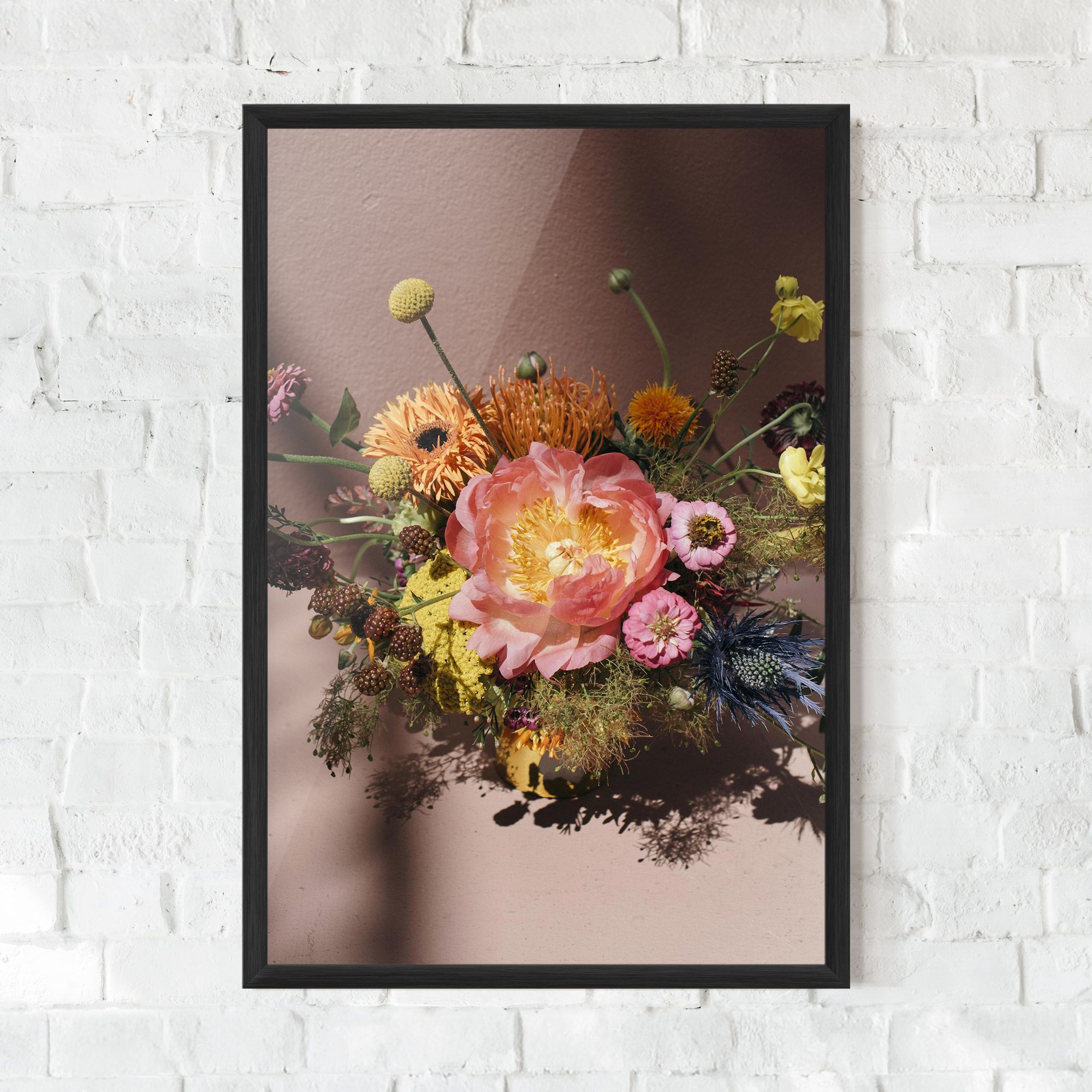 Pastel Orange Bouquet mockup 0