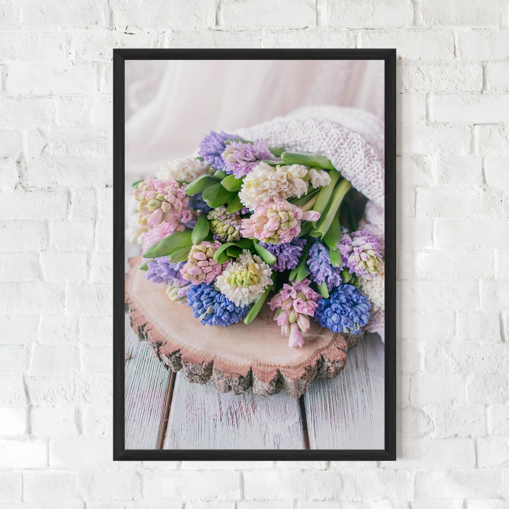 Purple Mix Bouquet mockup 0