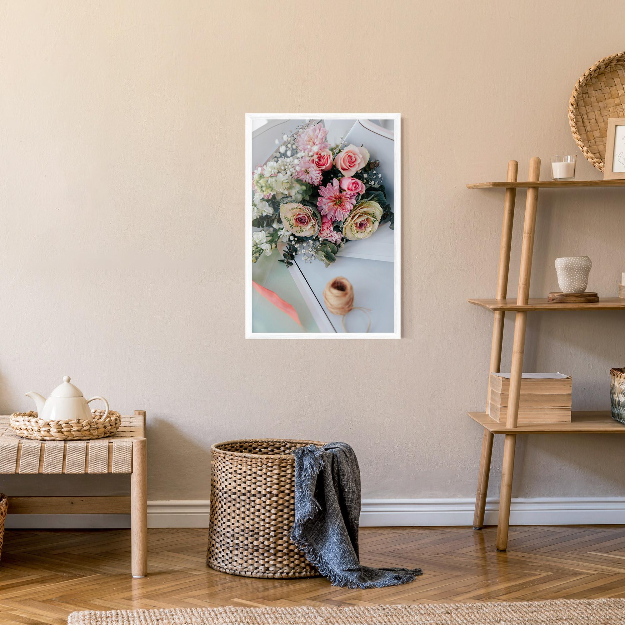 Poster Înrămat Table Bouquet mockup 9