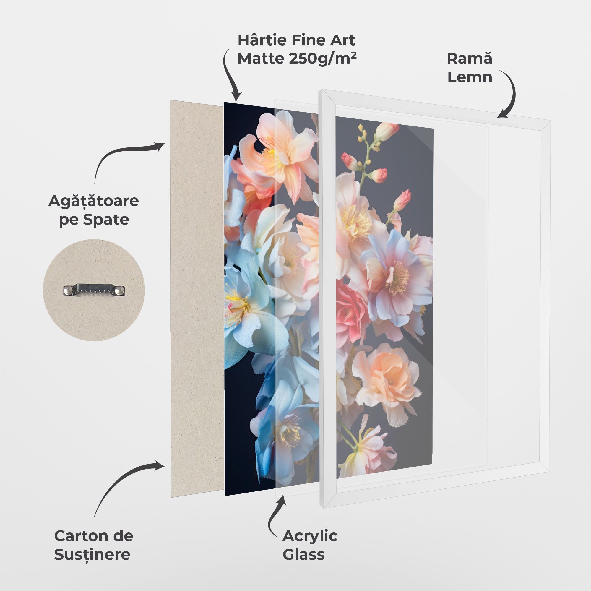 Pretty Pastel Bouquet mockup 1