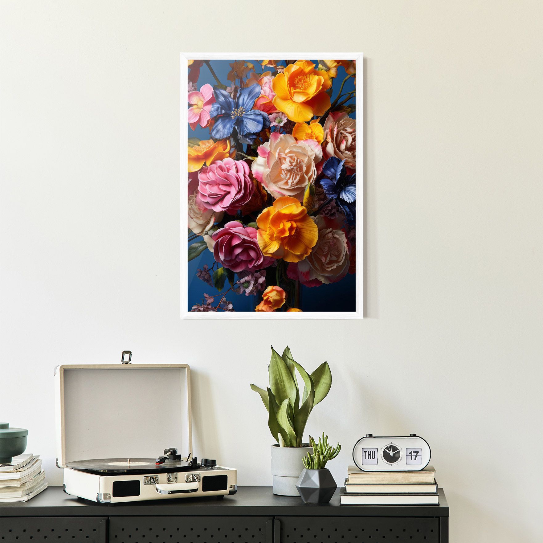 Colorful Flower Bouquet mockup 2