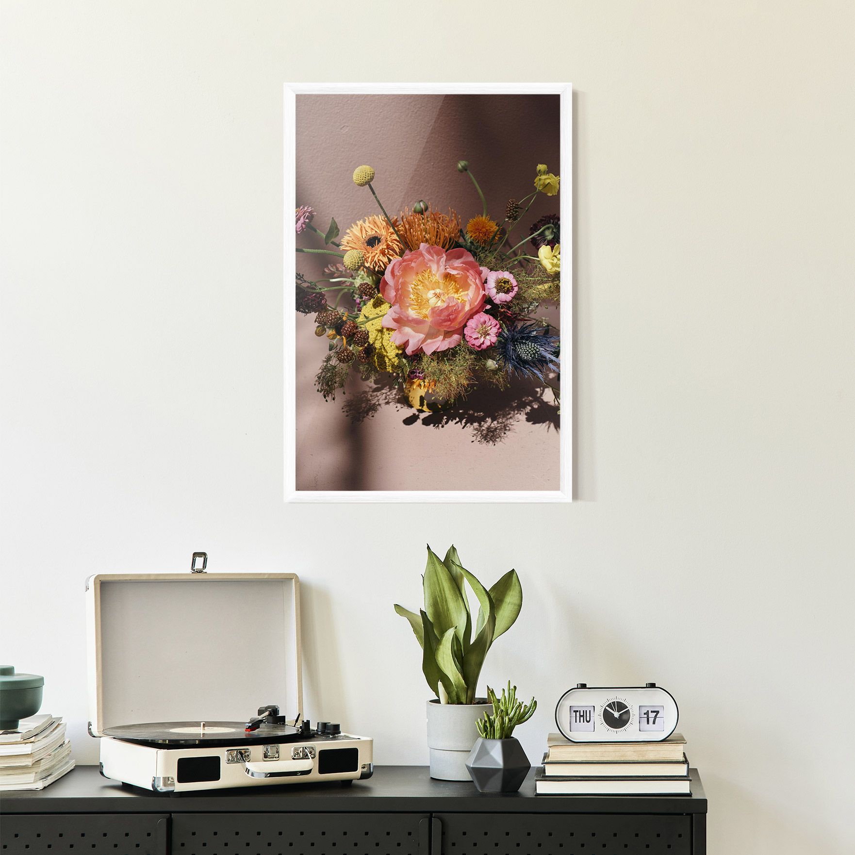 Pastel Orange Bouquet mockup 2