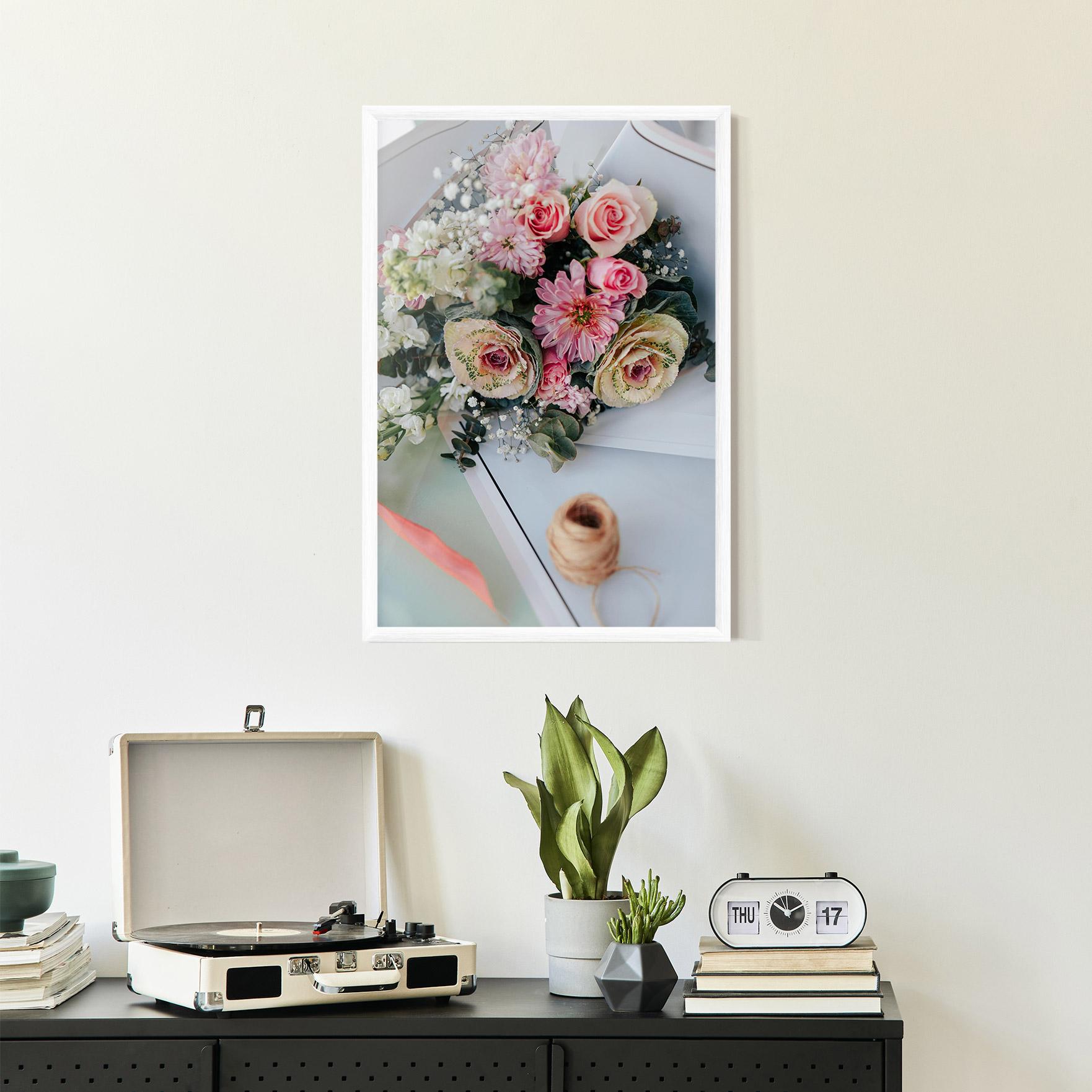 Poster Înrămat Table Bouquet mockup 2