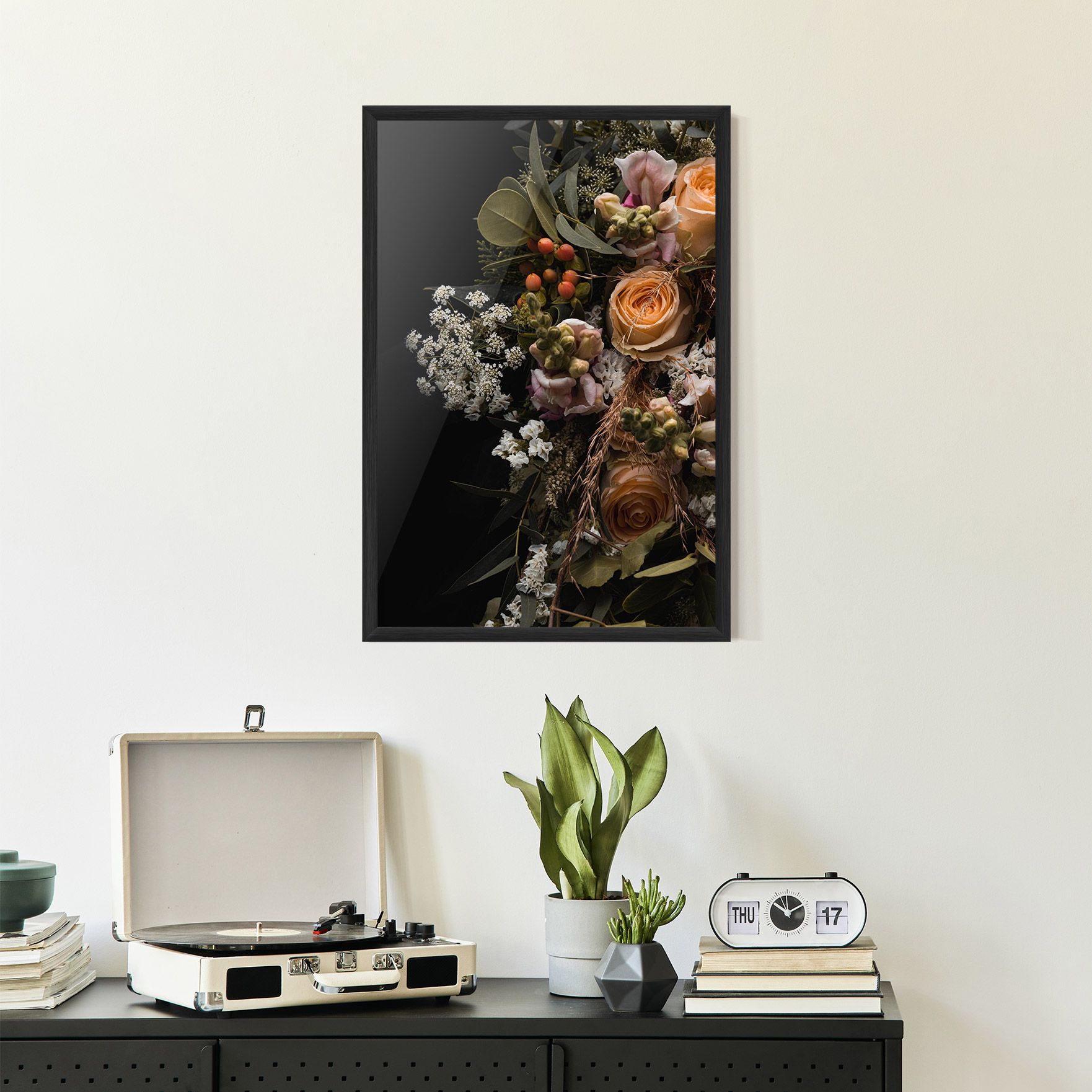 Dark Flower Bouquet mockup 2