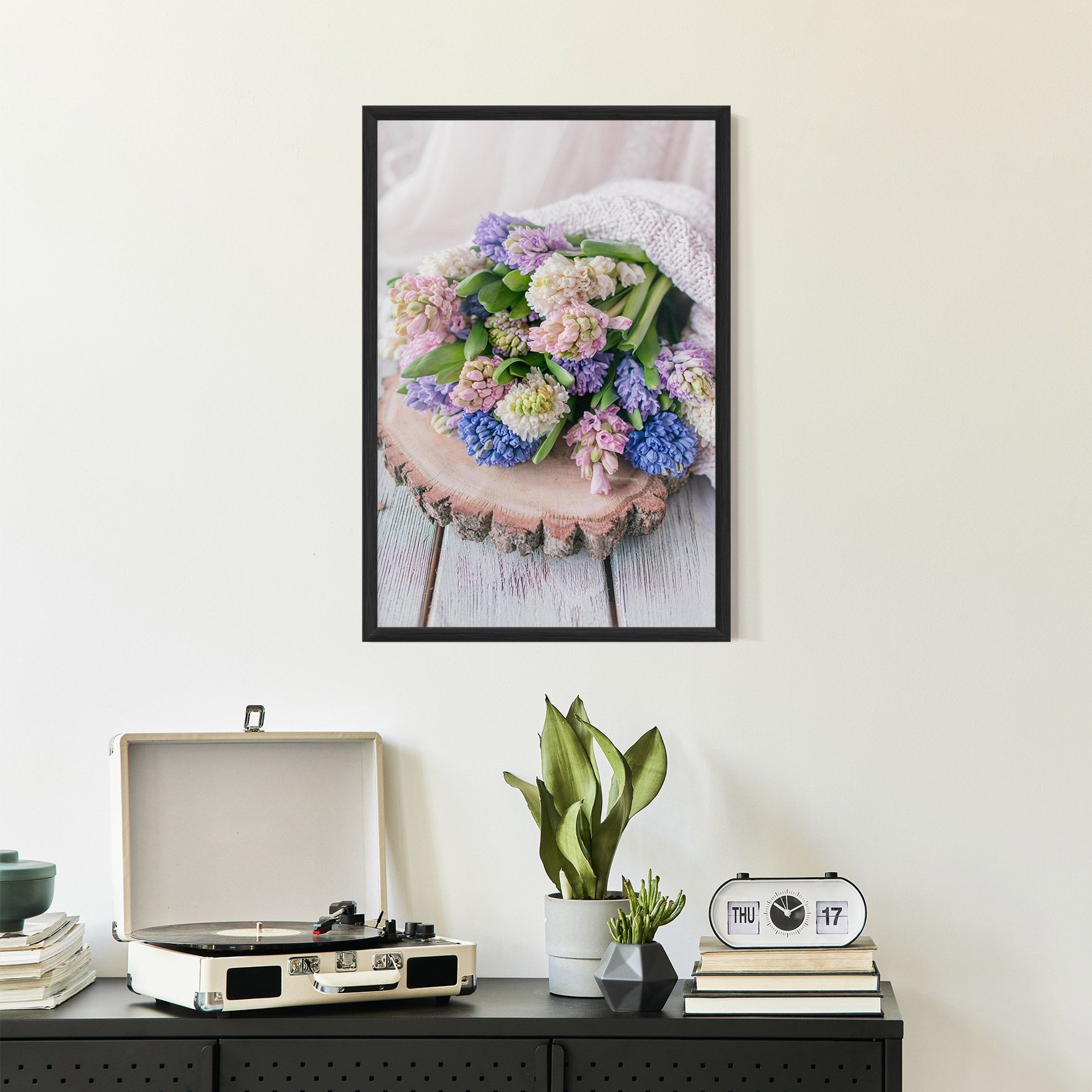 Purple Mix Bouquet mockup 2