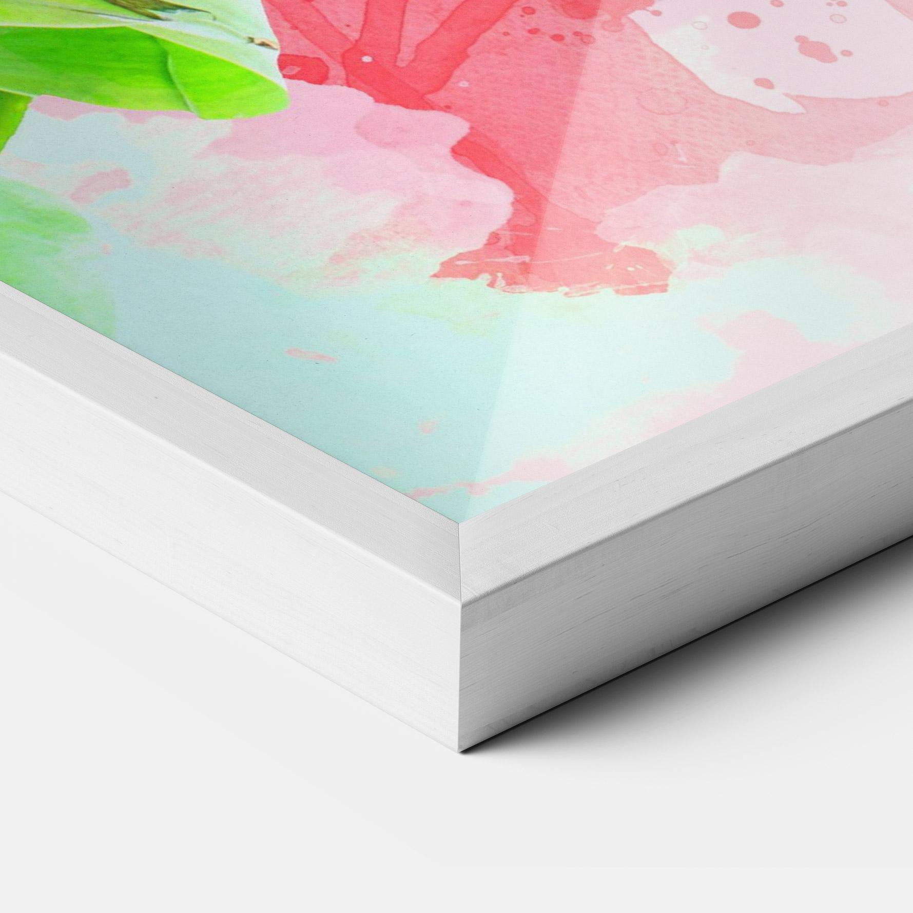 Poster Înrămat Red Tulips Bouquet mockup 3