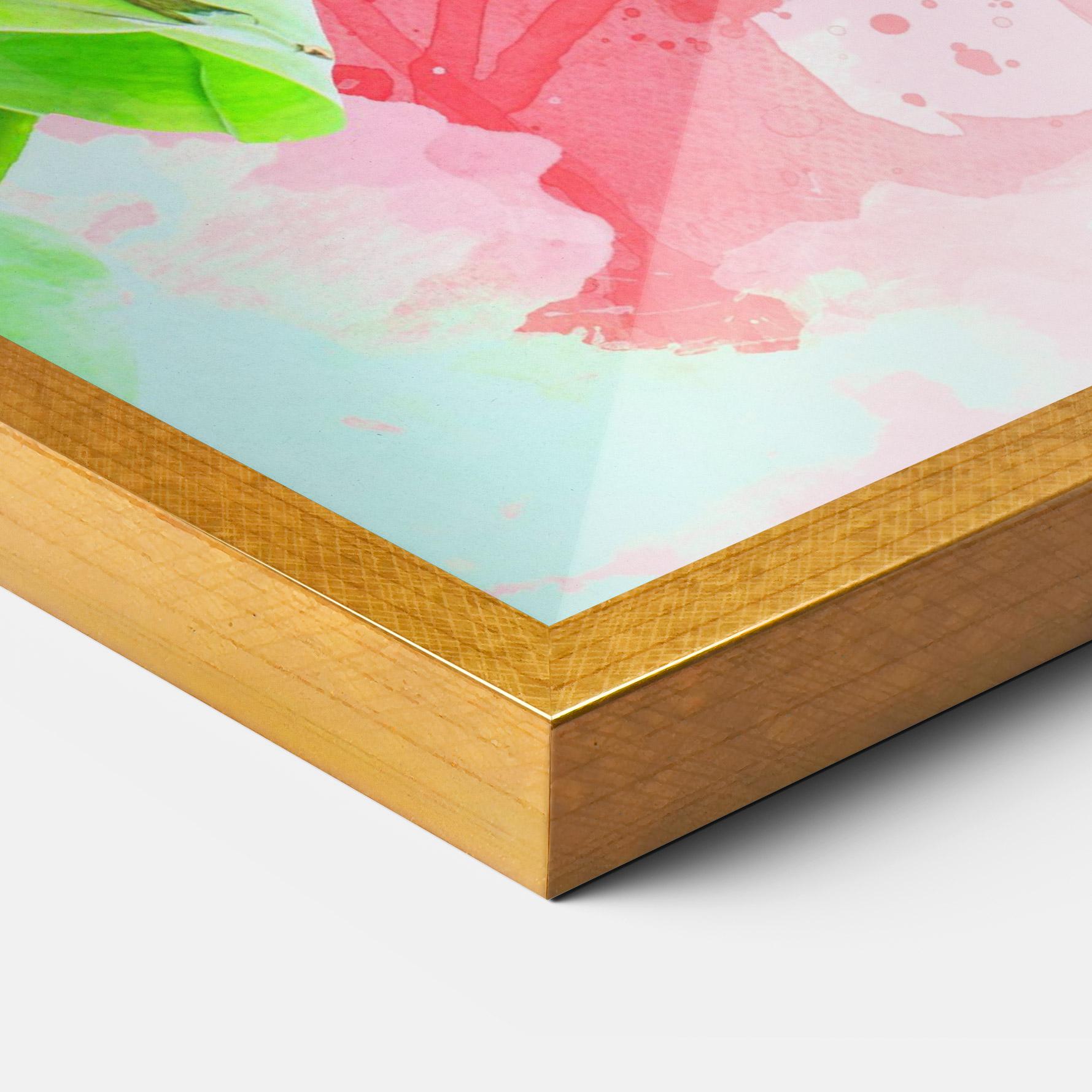 Poster Înrămat Red Tulips Bouquet mockup 3