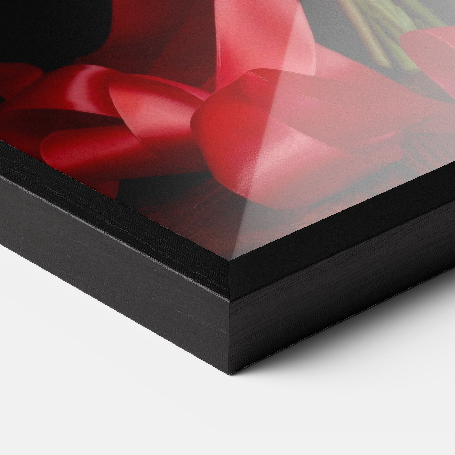 Beautiful Red Roses Bouquet mockup 3