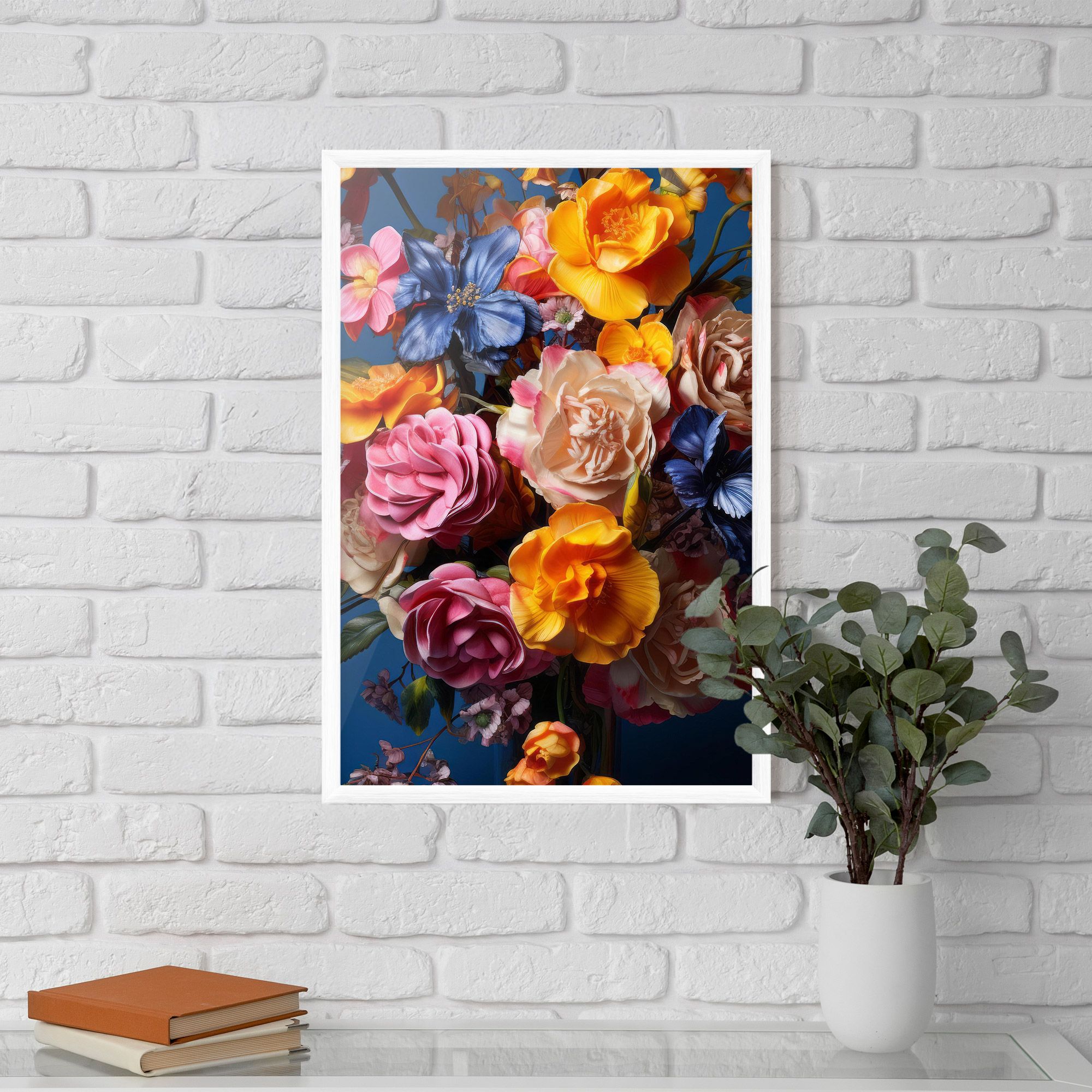 Colorful Flower Bouquet mockup 5