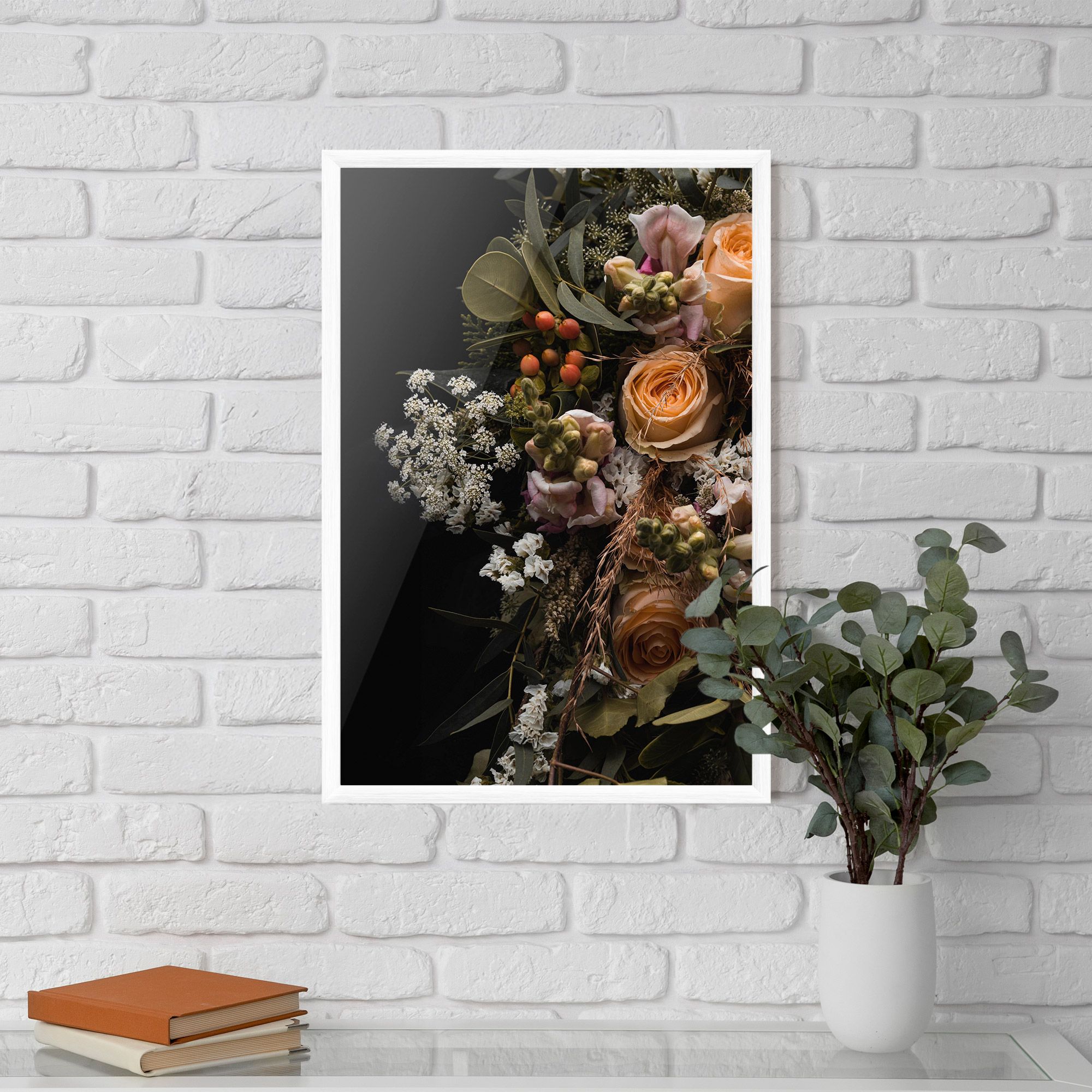 Dark Flower Bouquet mockup 5