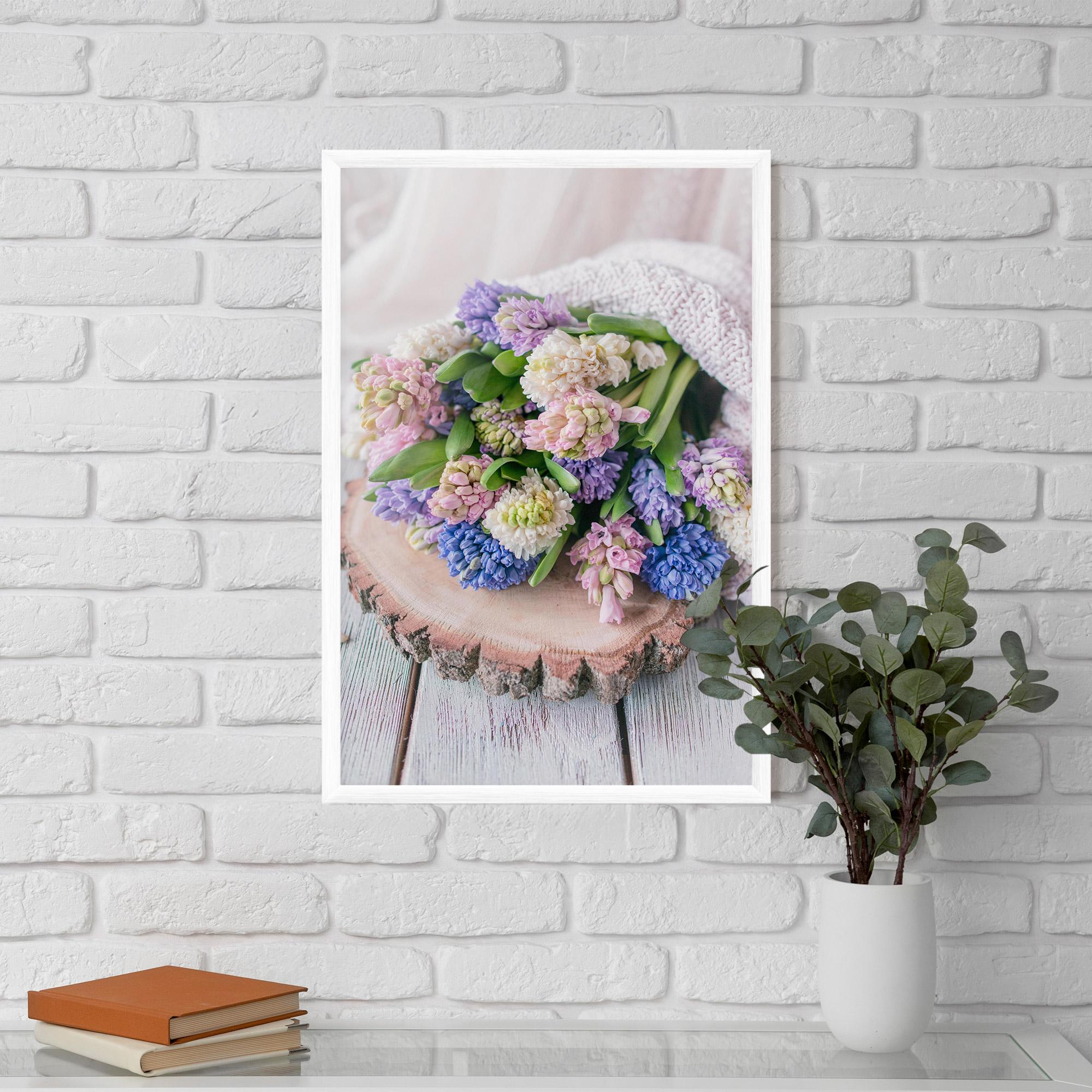 Poster Înrămat Purple Mix Bouquet mockup 5