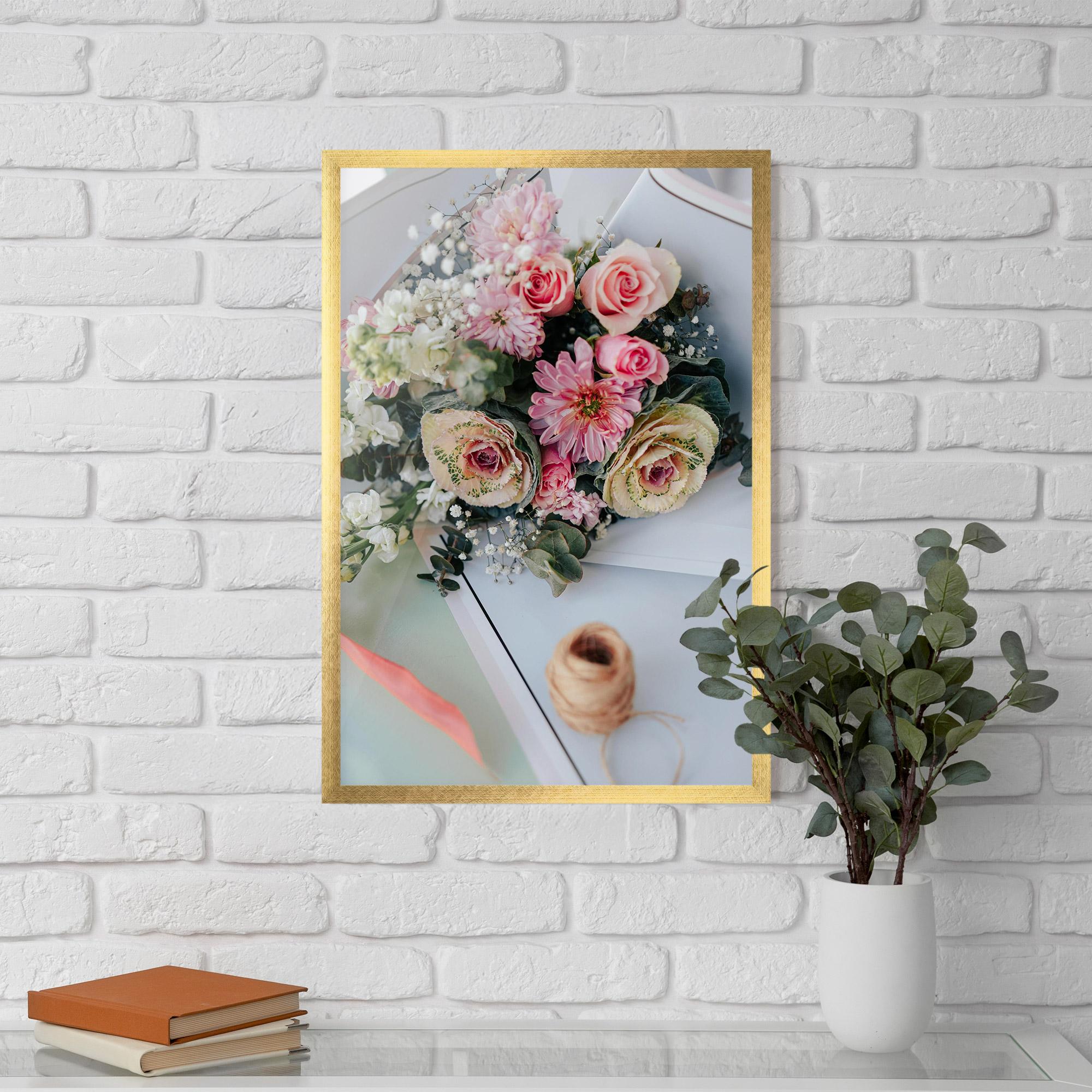 Poster Înrămat Table Bouquet mockup 5