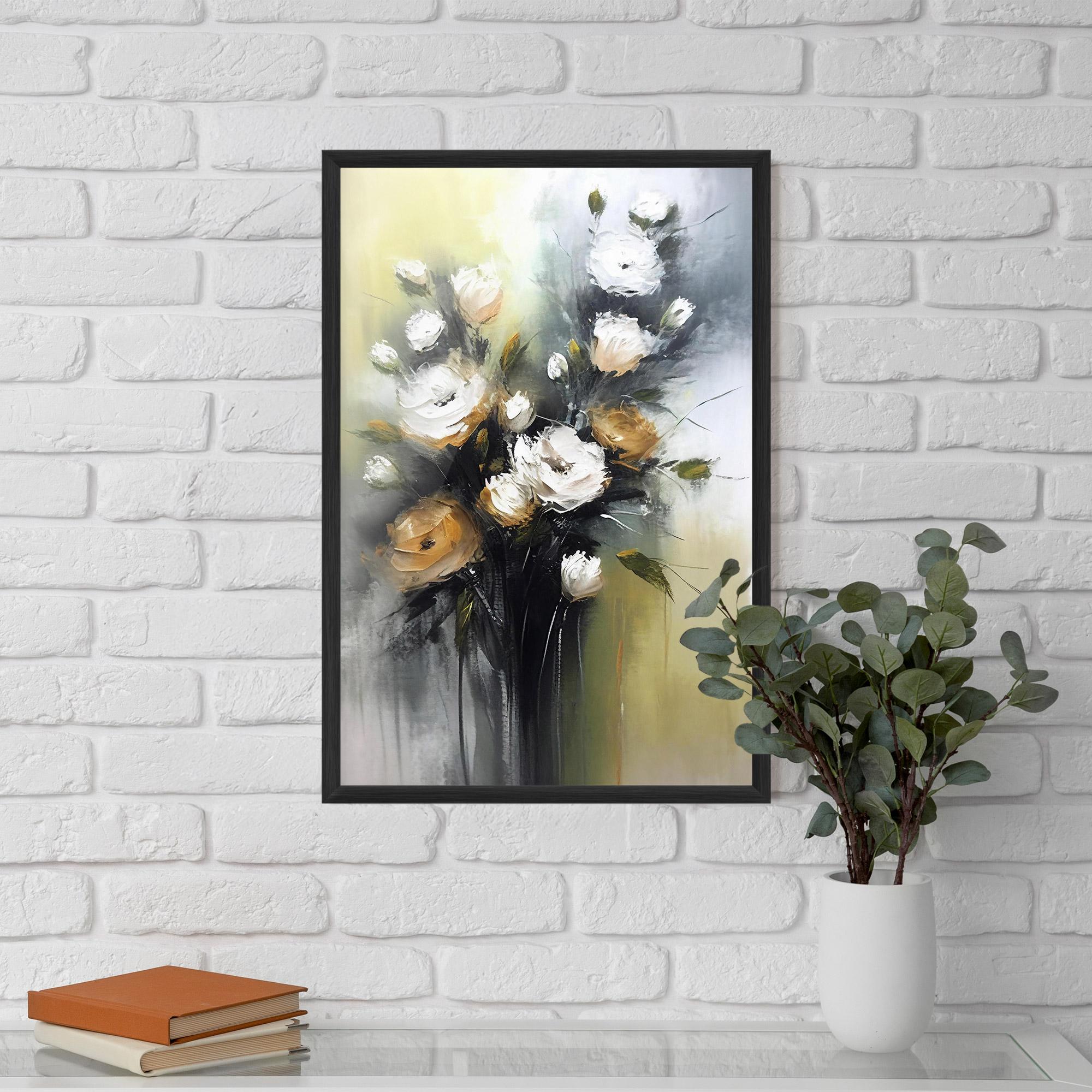 Poster Înrămat Bouquet Painting mockup 5