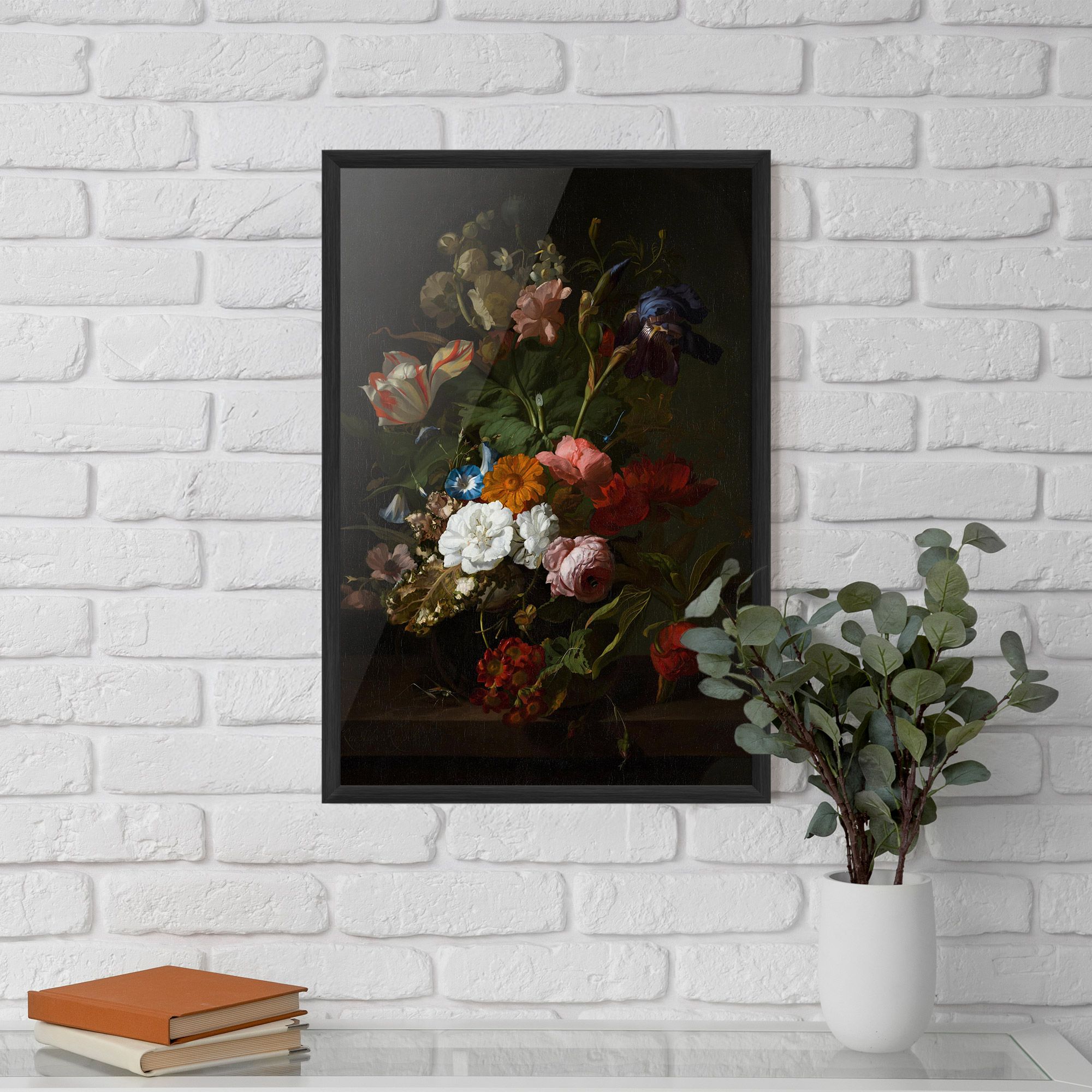 Dark Flowers Bouquet mockup 5