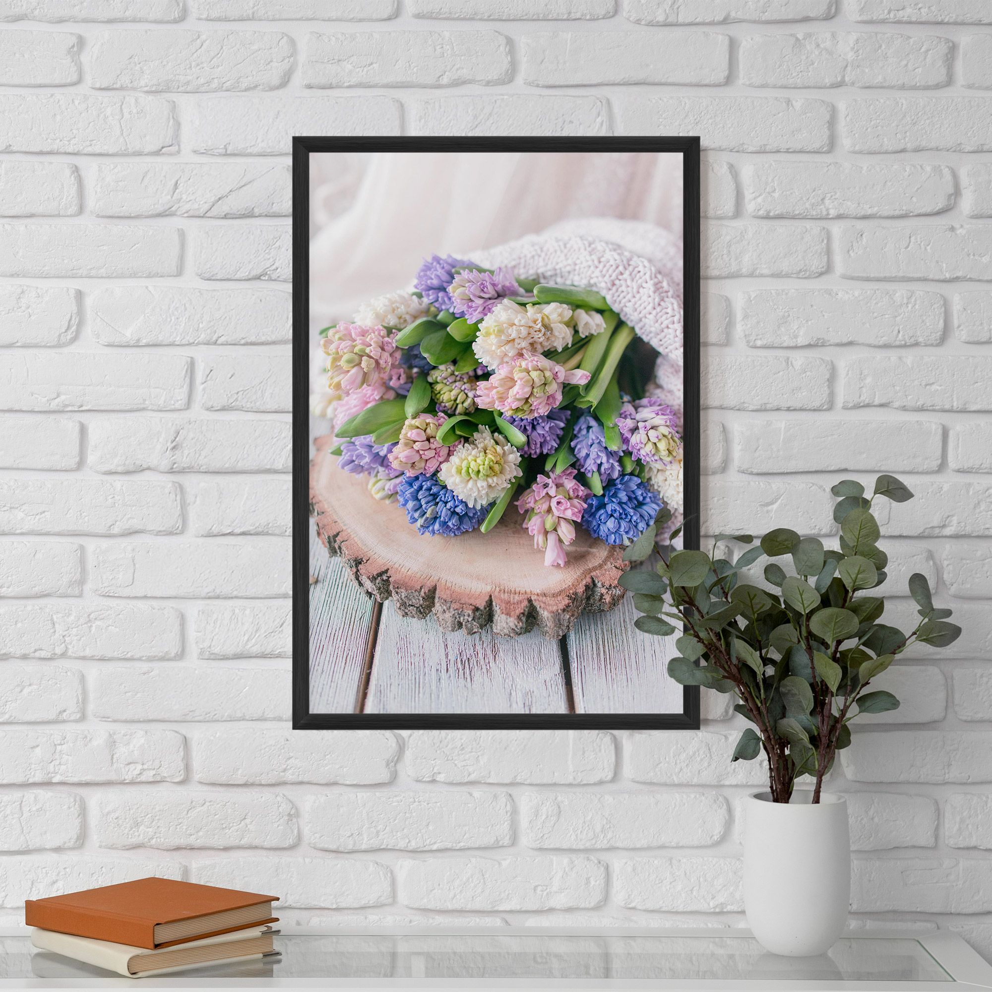 Purple Mix Bouquet mockup 5