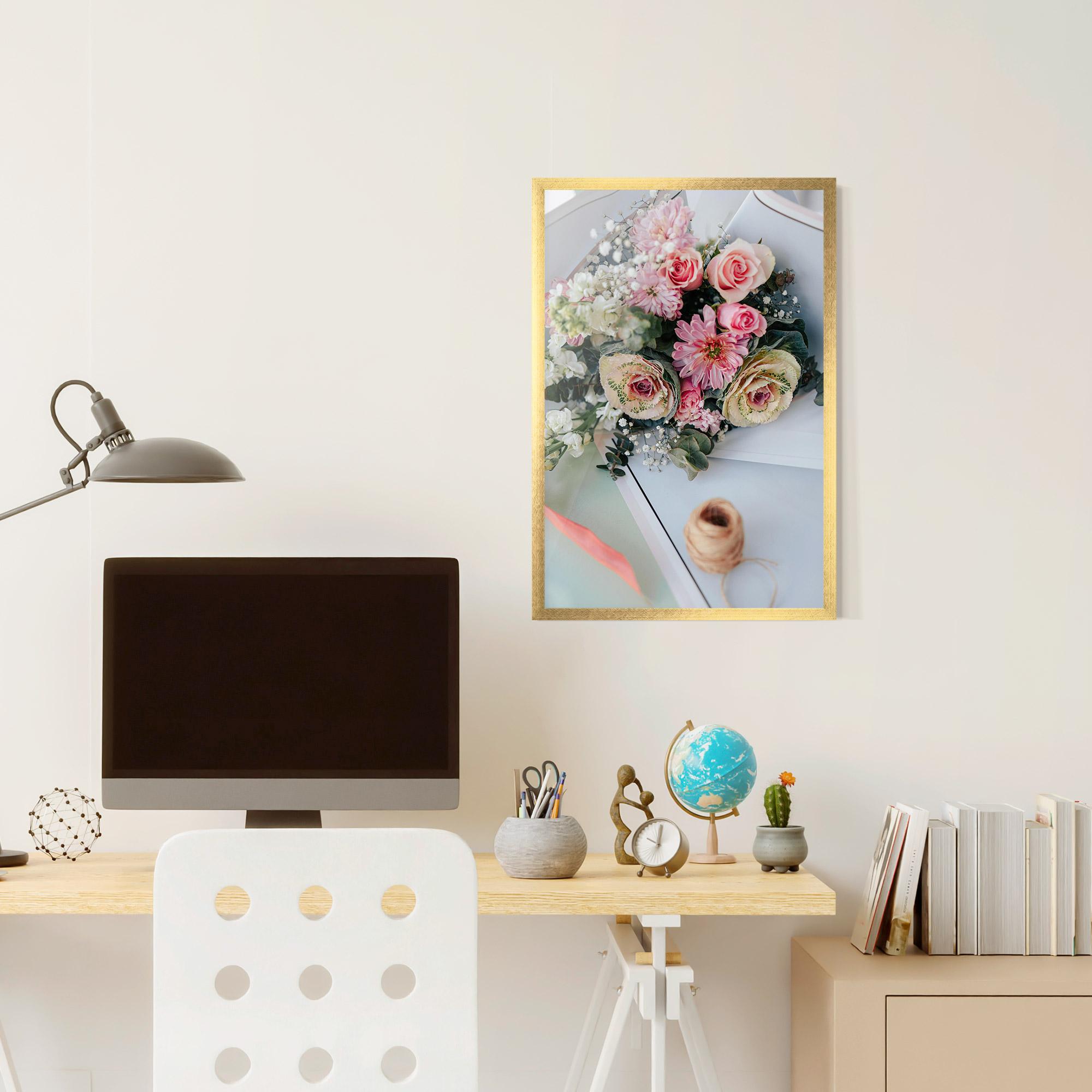 Poster Înrămat Table Bouquet mockup 6
