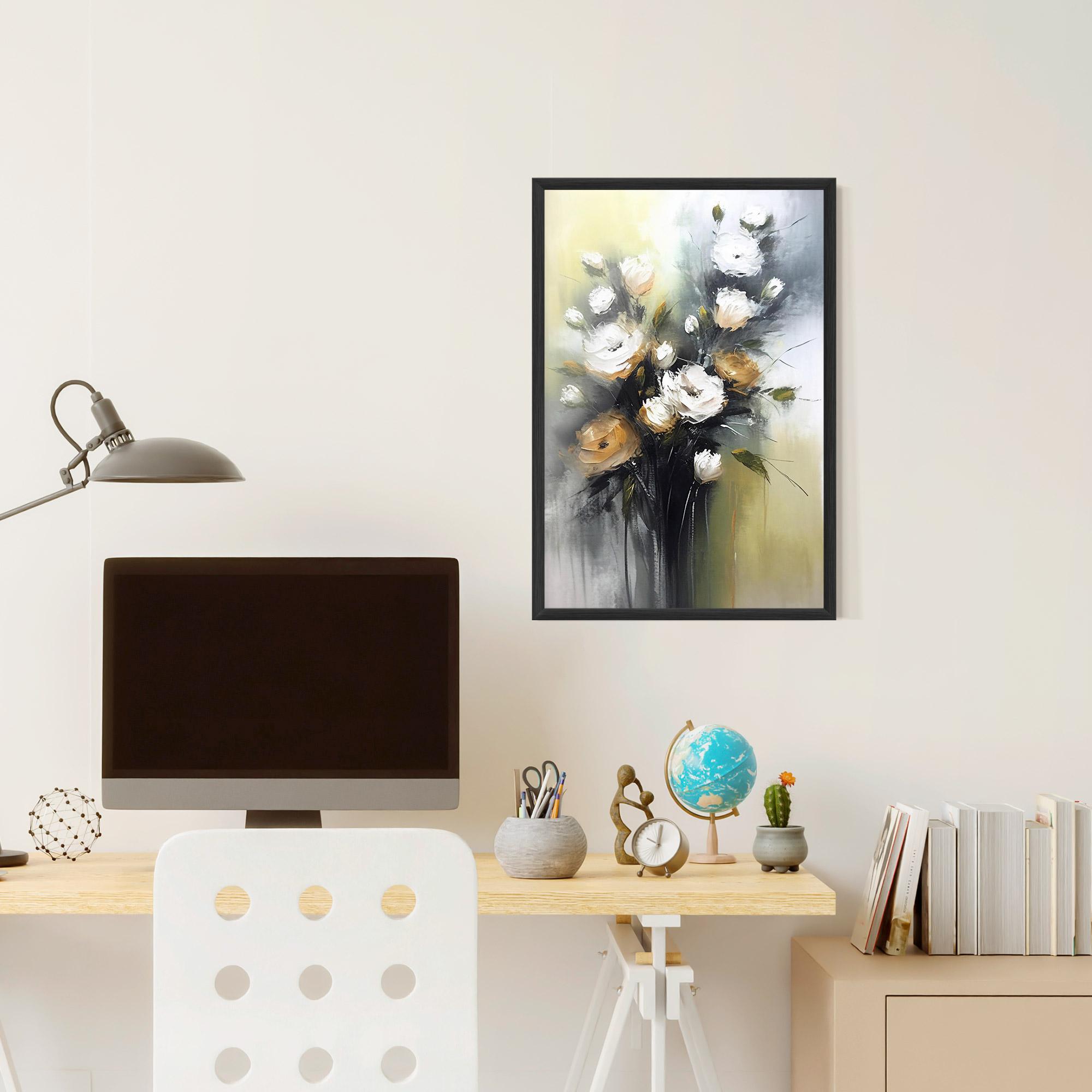 Poster Înrămat Bouquet Painting mockup 6