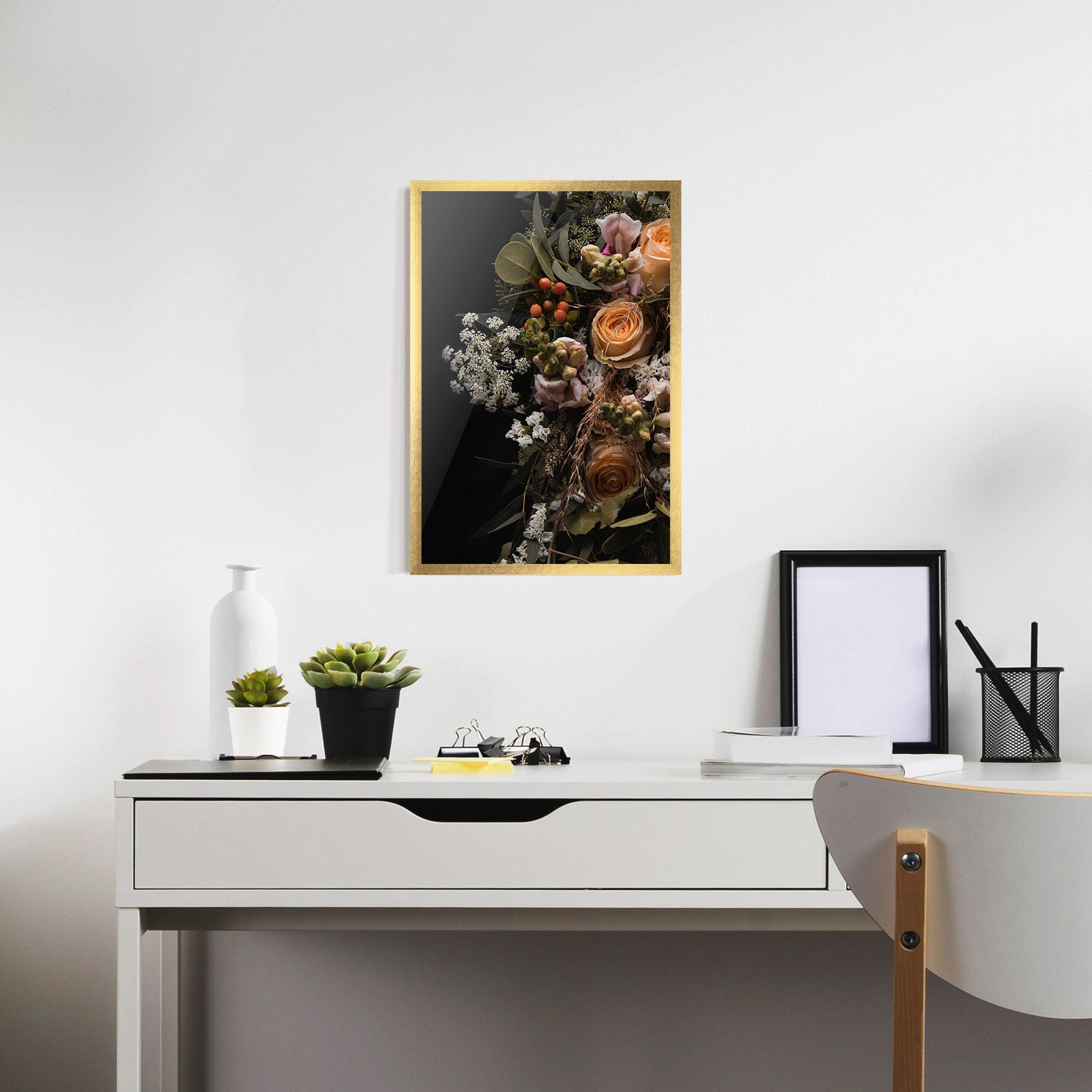 Dark Flower Bouquet mockup 7