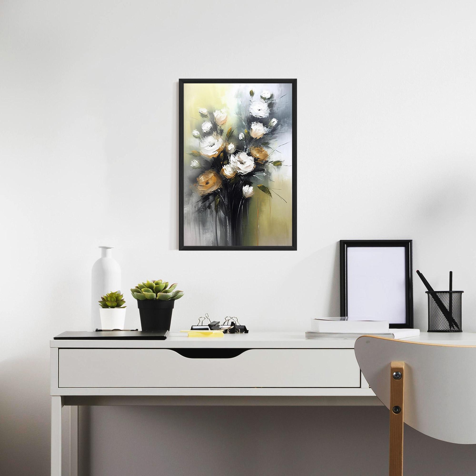 Poster Înrămat Bouquet Painting mockup 7