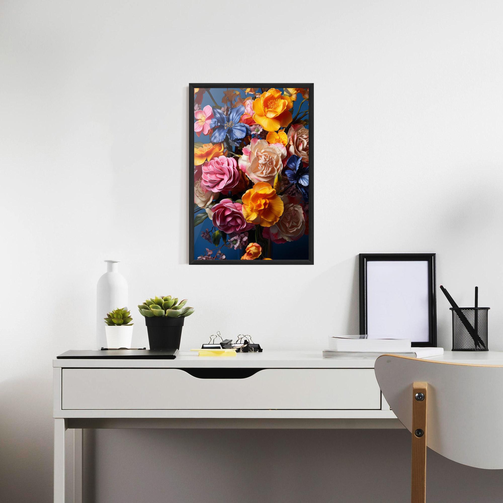 Poster Înrămat Colorful Flower Bouquet mockup 7
