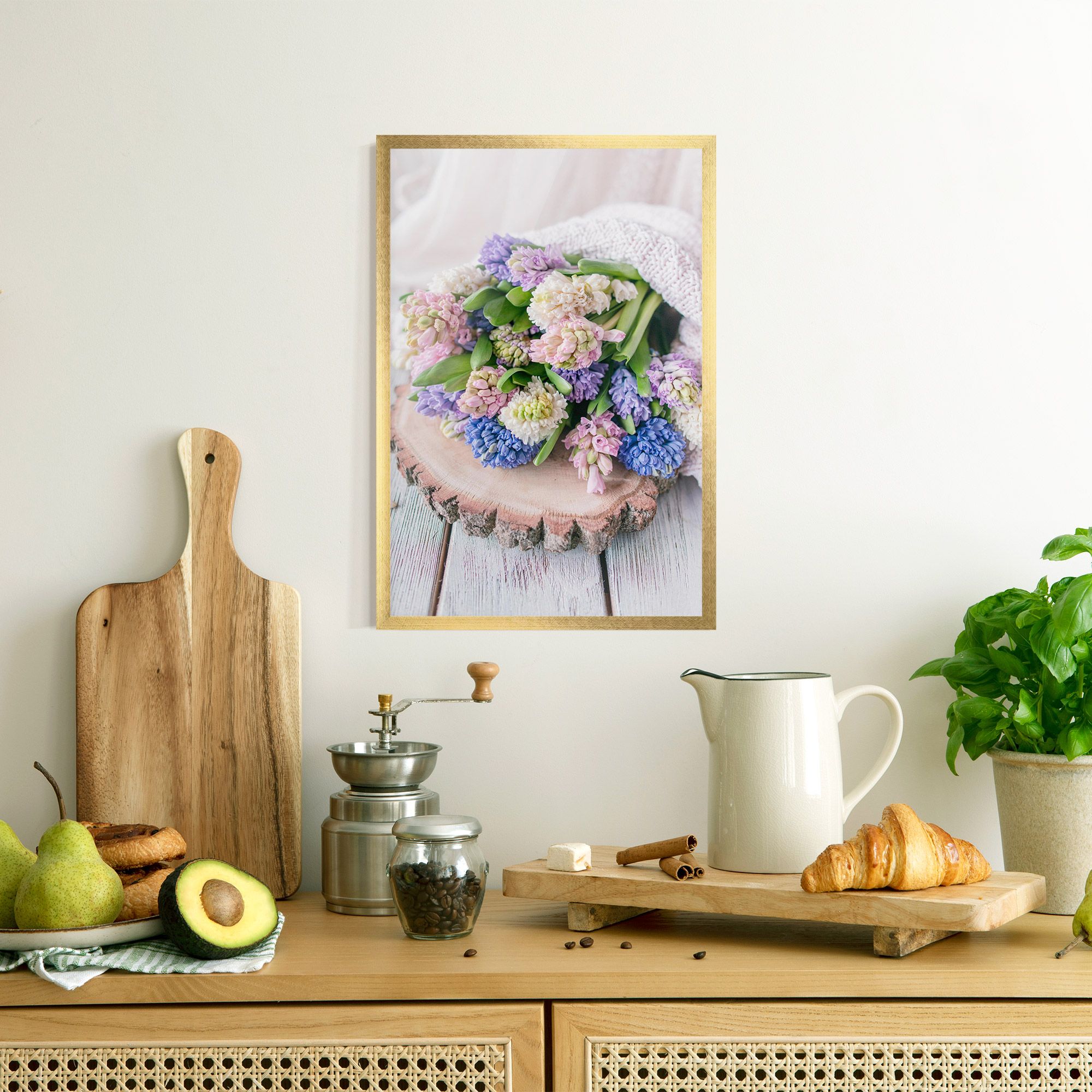 Purple Mix Bouquet mockup 8