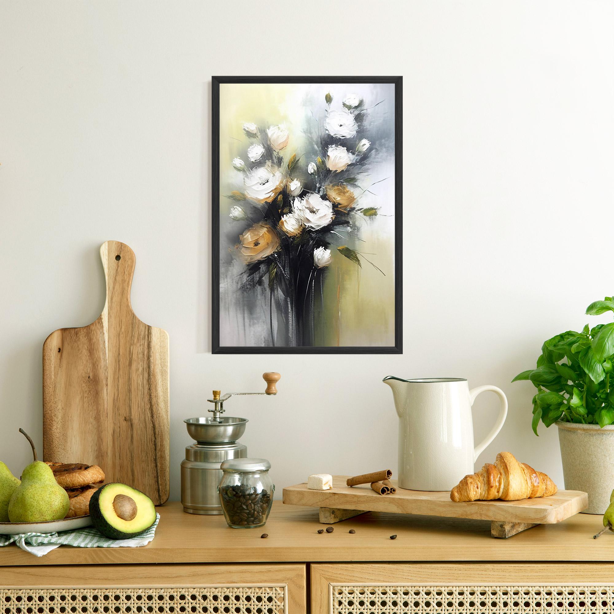 Poster Înrămat Bouquet Painting mockup 8