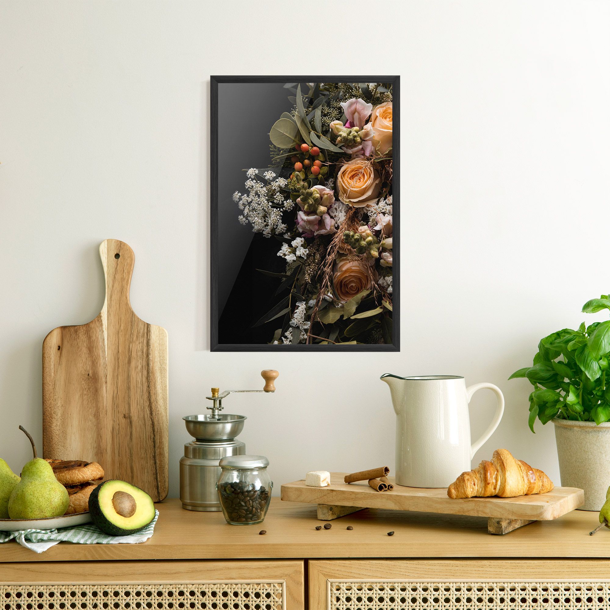 Dark Flower Bouquet mockup 8