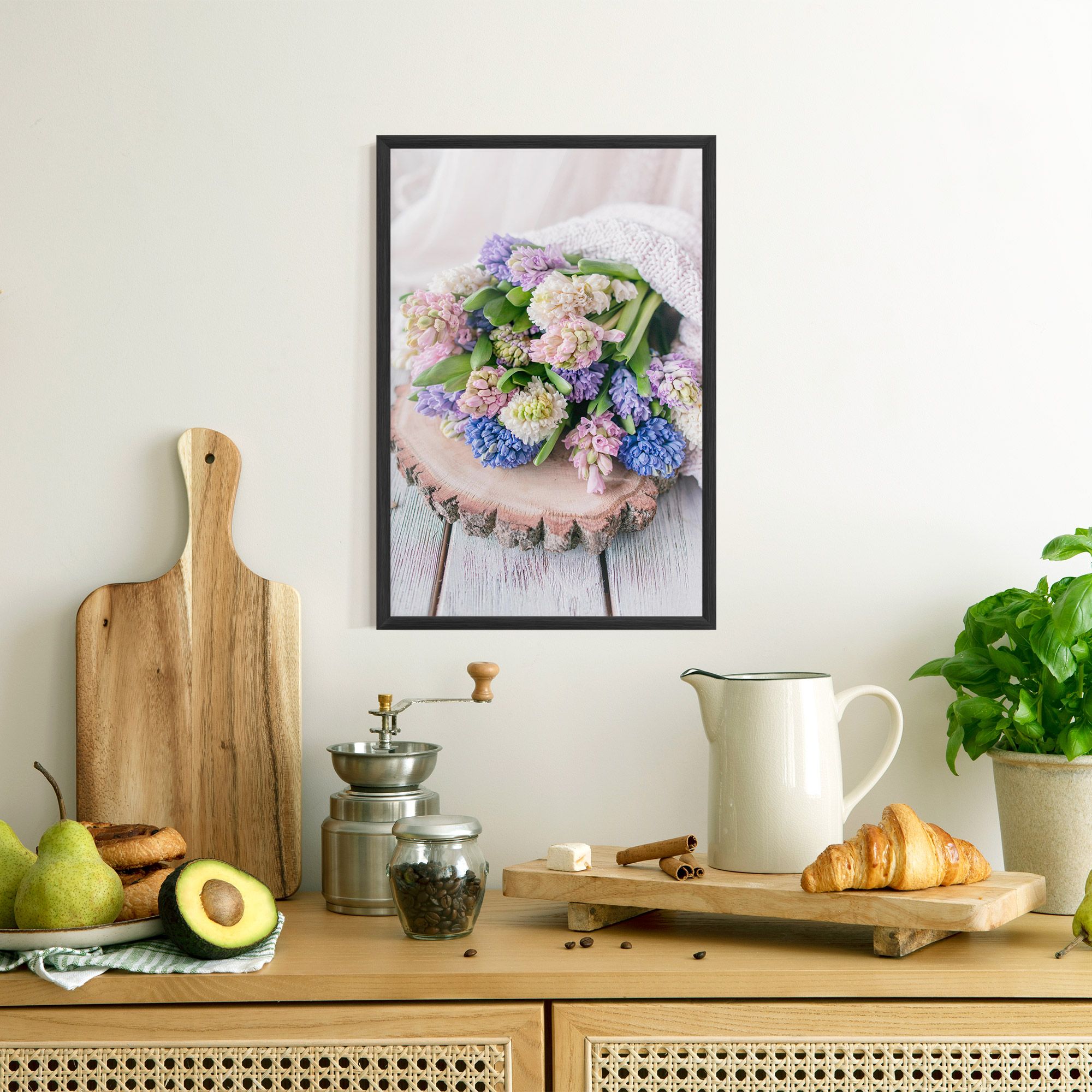 Purple Mix Bouquet mockup 8
