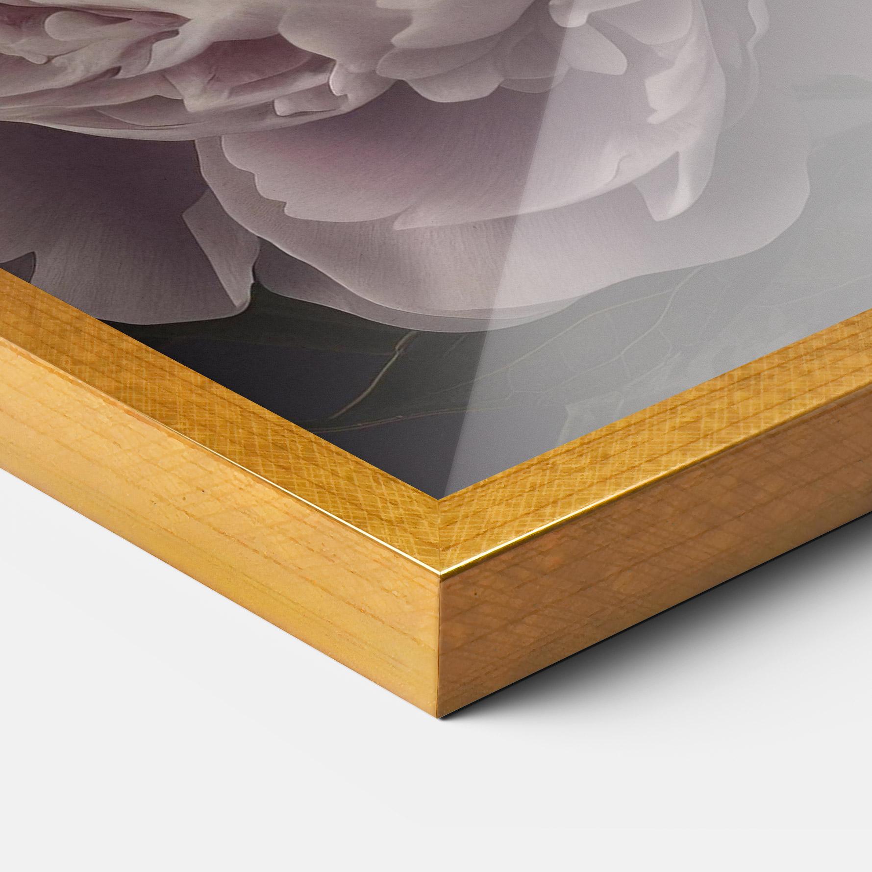 Poster Înrămat Grey Pastel Pink Peony mockup 3