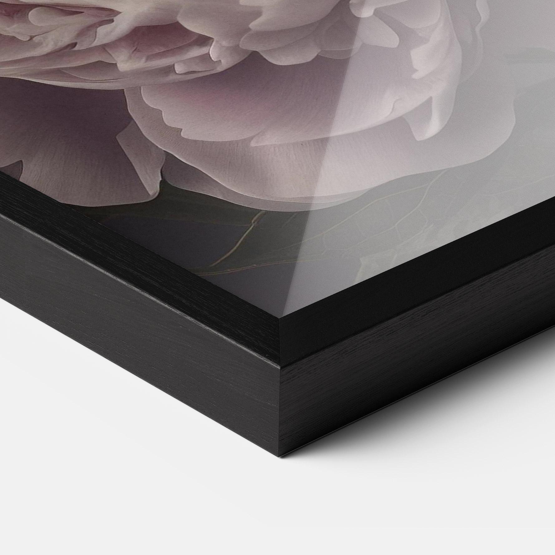 Poster Înrămat Grey Pastel Pink Peony mockup 3