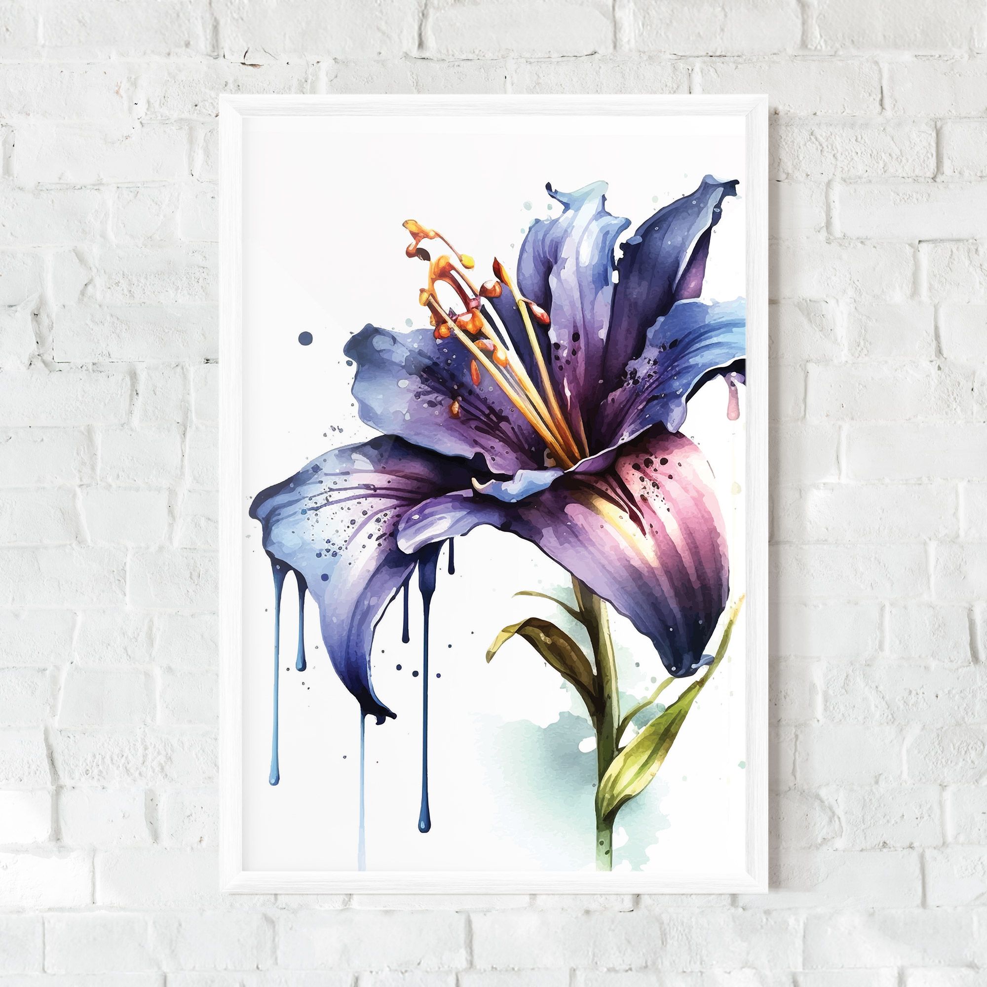 Purple Orange Lily mockup 0