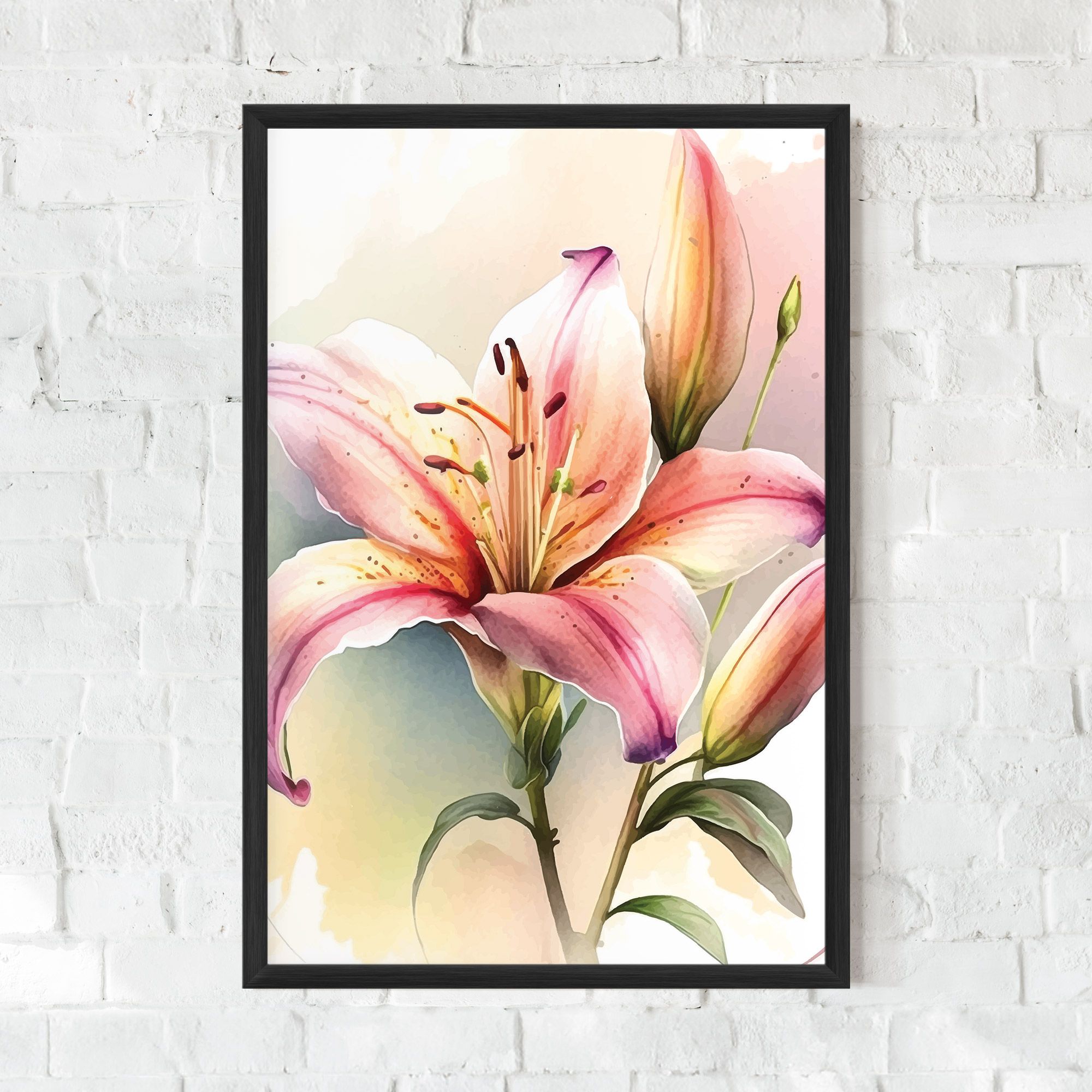 Pink Orange Lily mockup 0