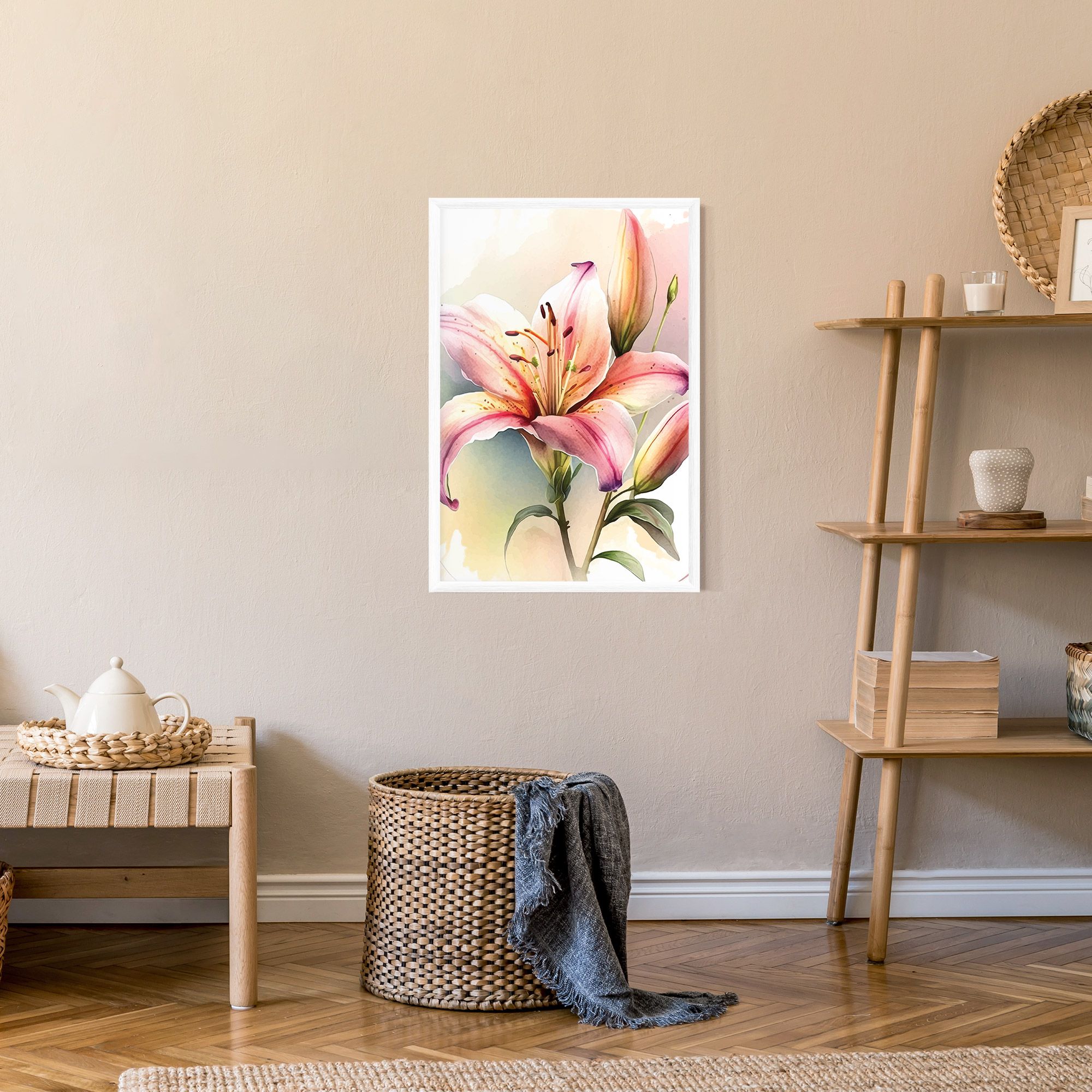 Pink Orange Lily mockup 9