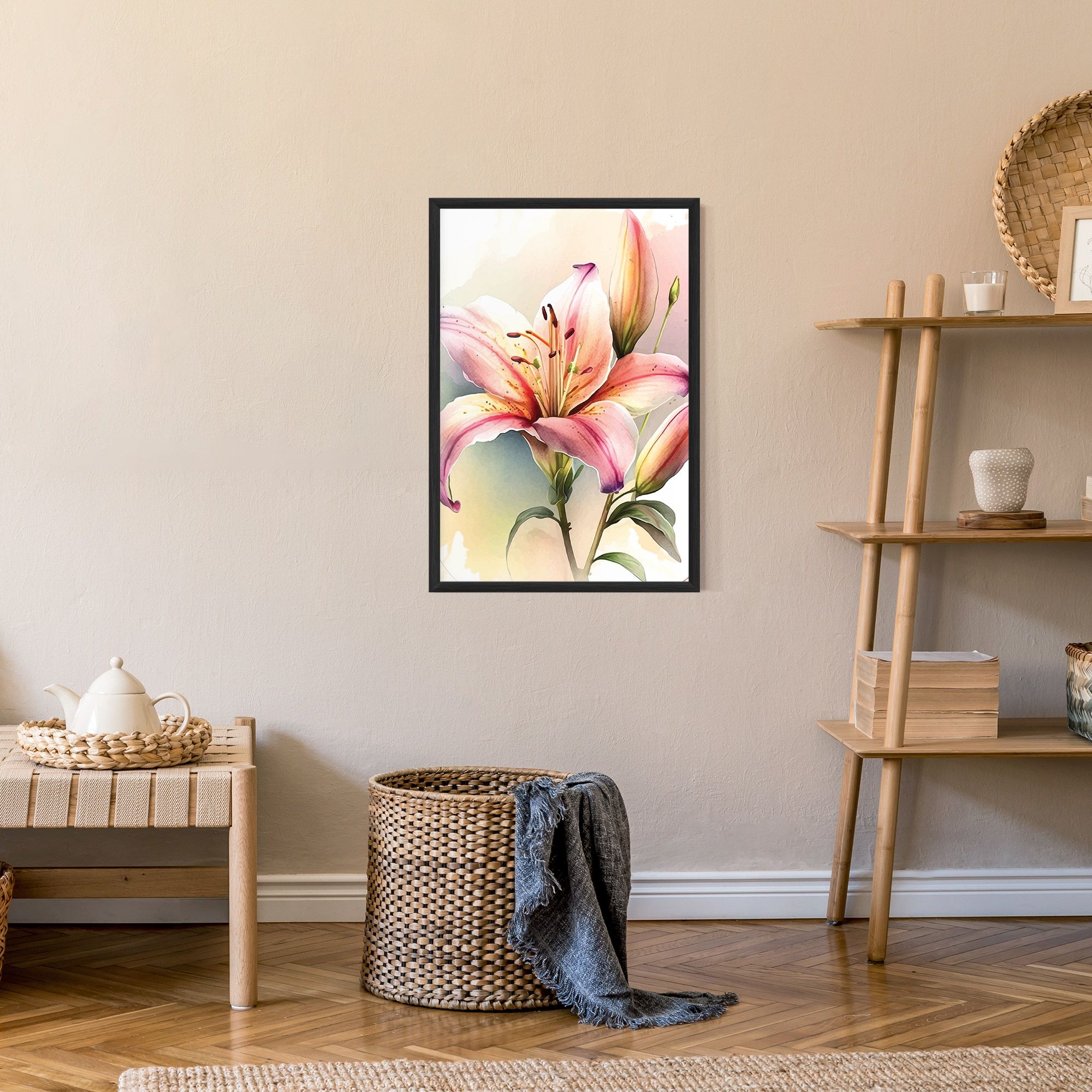 Pink Orange Lily mockup 9