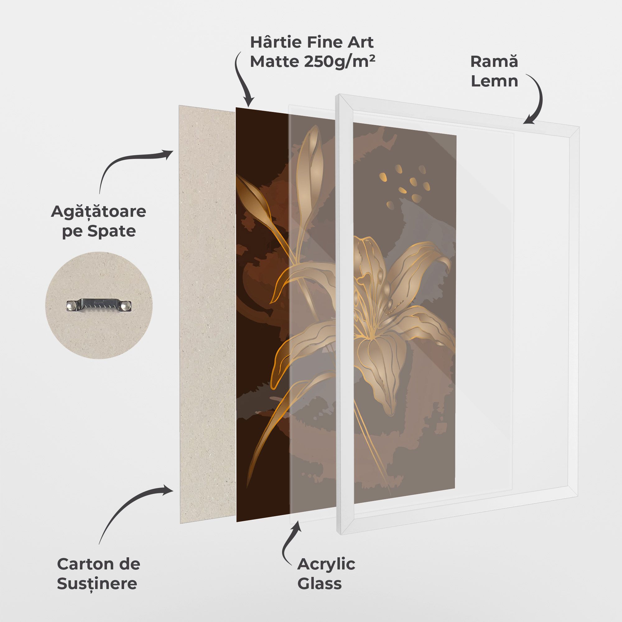 Gold Brown Lily mockup 1