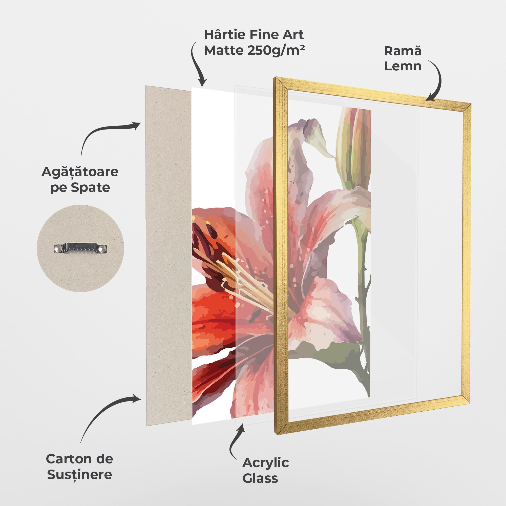 Pretty Red Purple Lily mockup 1