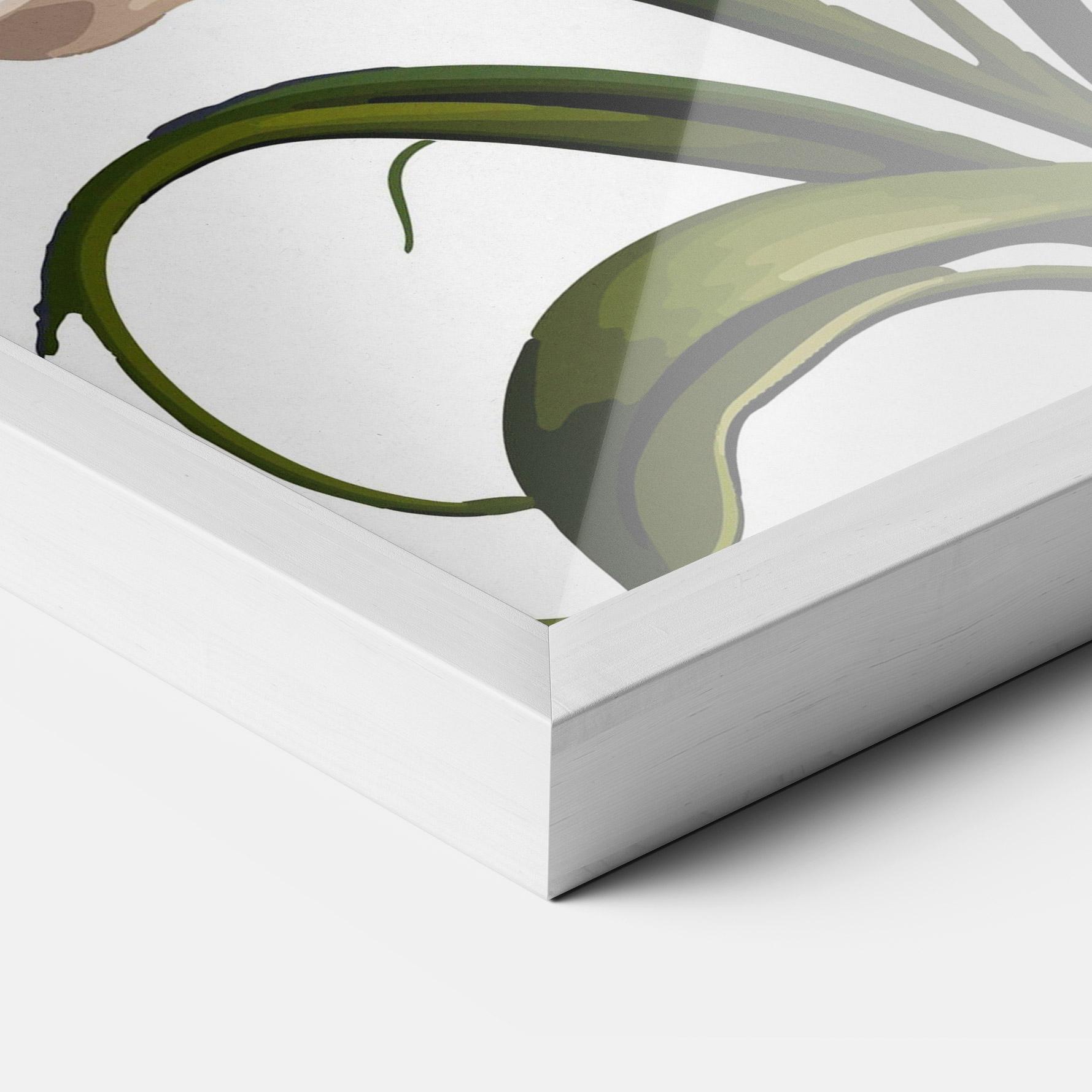 Poster Înrămat Purple White Lily mockup 3