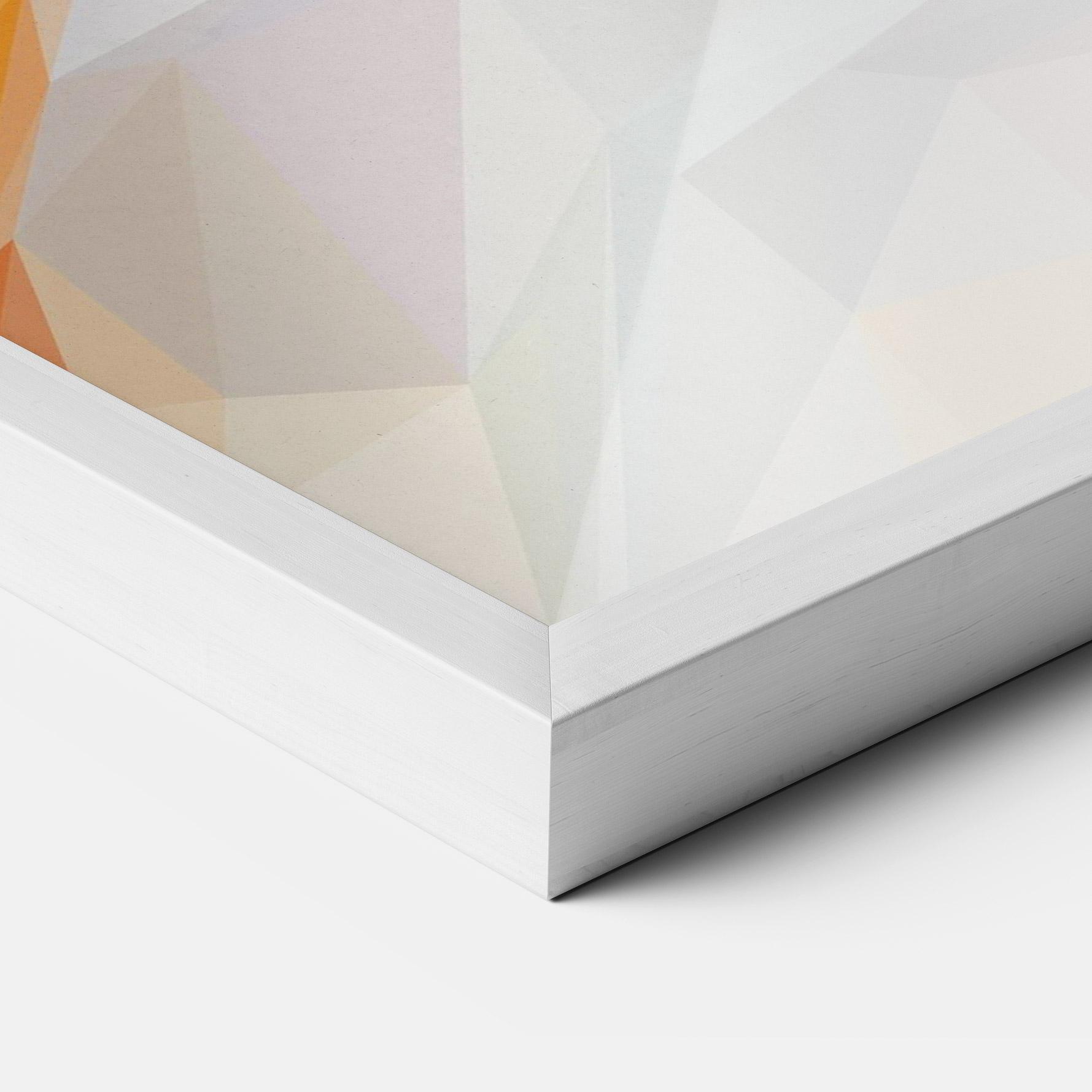 Poster Înrămat Yellow Orange Lily mockup 3