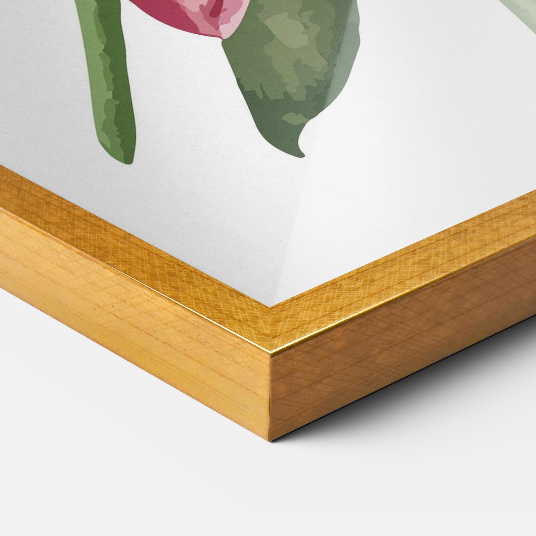 Poster Înrămat Lily Pretty Pink mockup 3