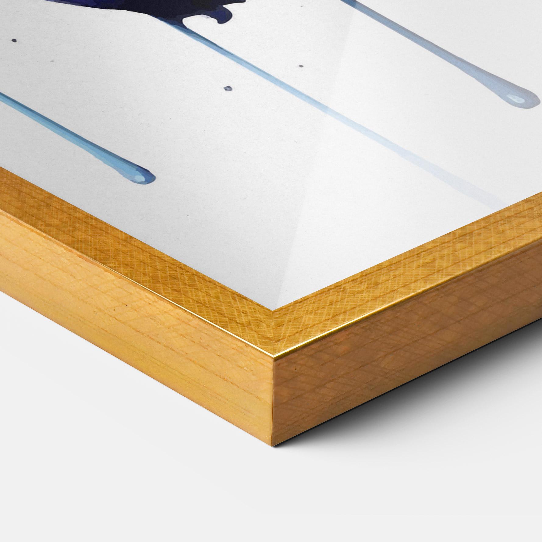 Poster Înrămat Purple Orange Lily mockup 3