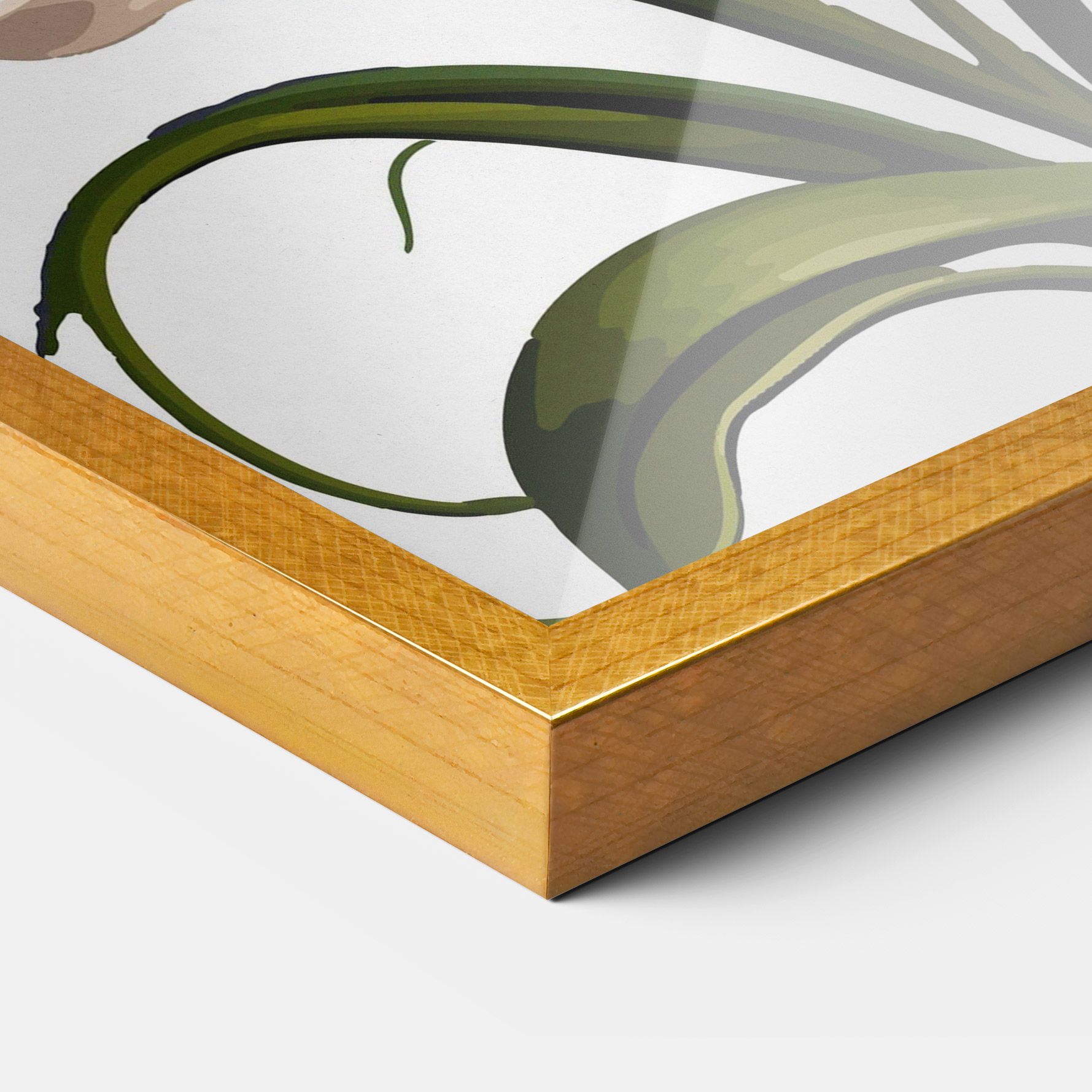 Purple White Lily mockup 3