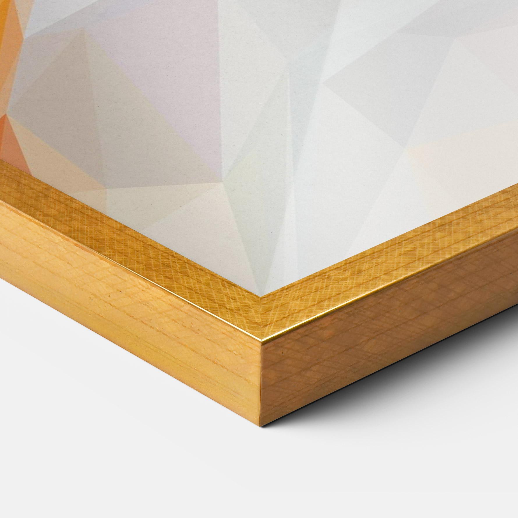 Poster Înrămat Yellow Orange Lily mockup 3