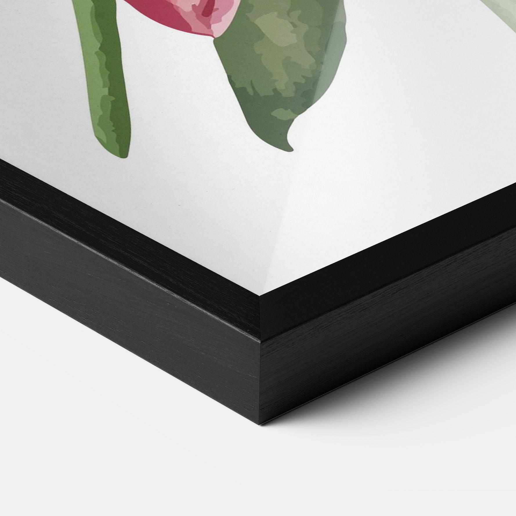 Poster Înrămat Lily Pretty Pink mockup 3