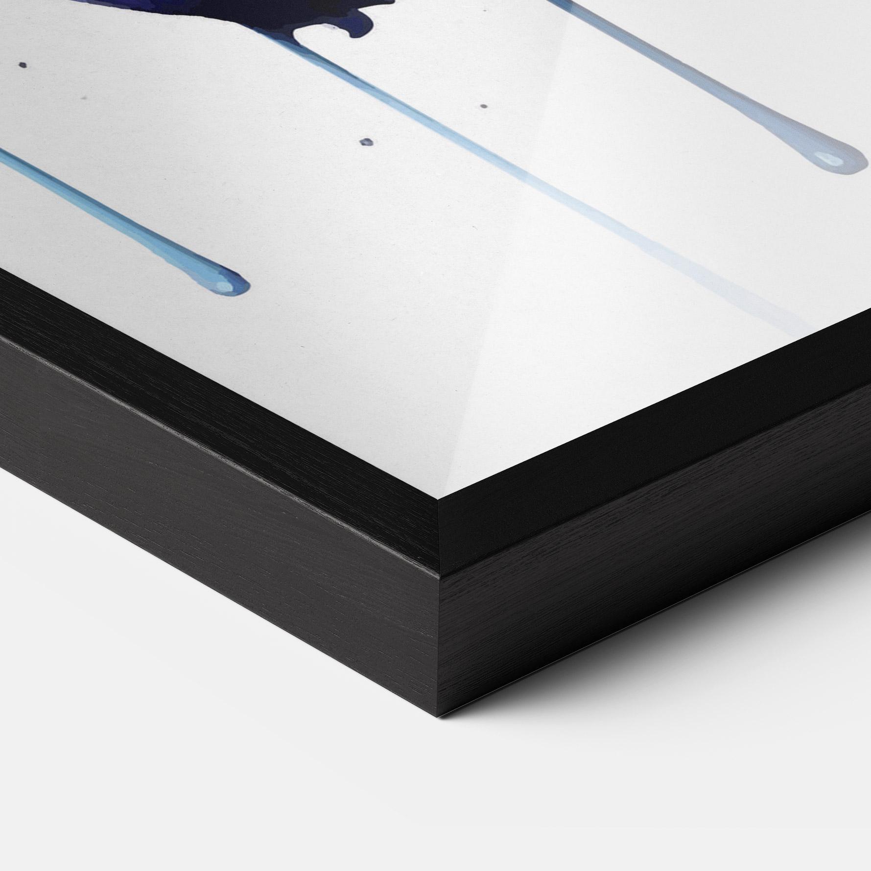 Poster Înrămat Purple Orange Lily mockup 3