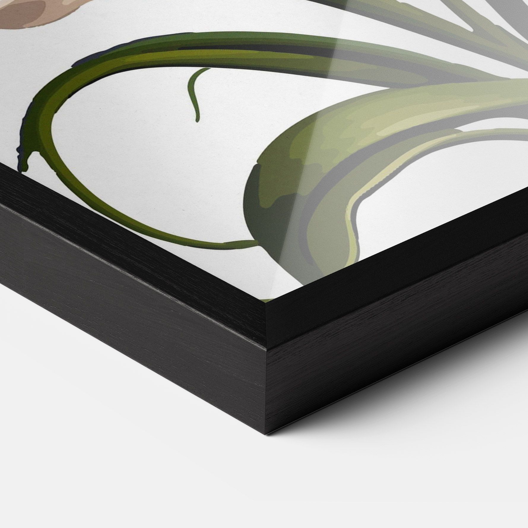 Purple White Lily mockup 3