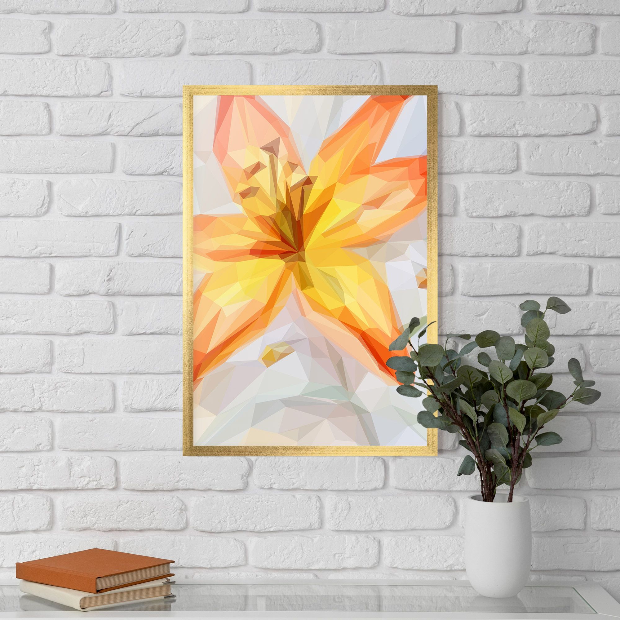 Yellow Orange Lily mockup 5