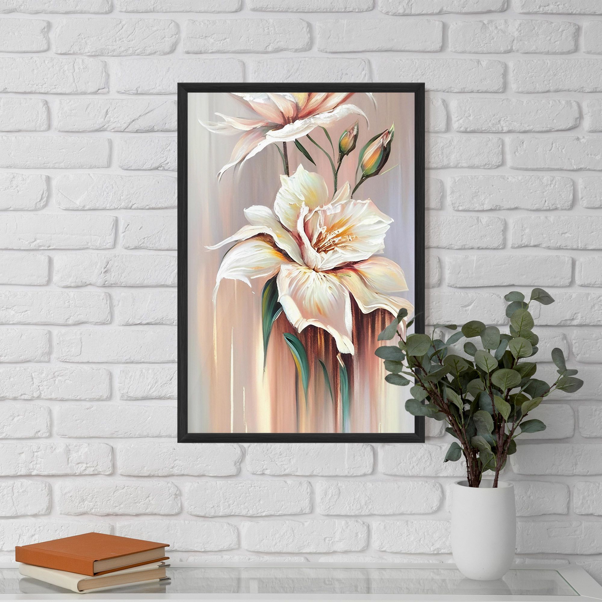 Abstract Lily Painting mockup 5