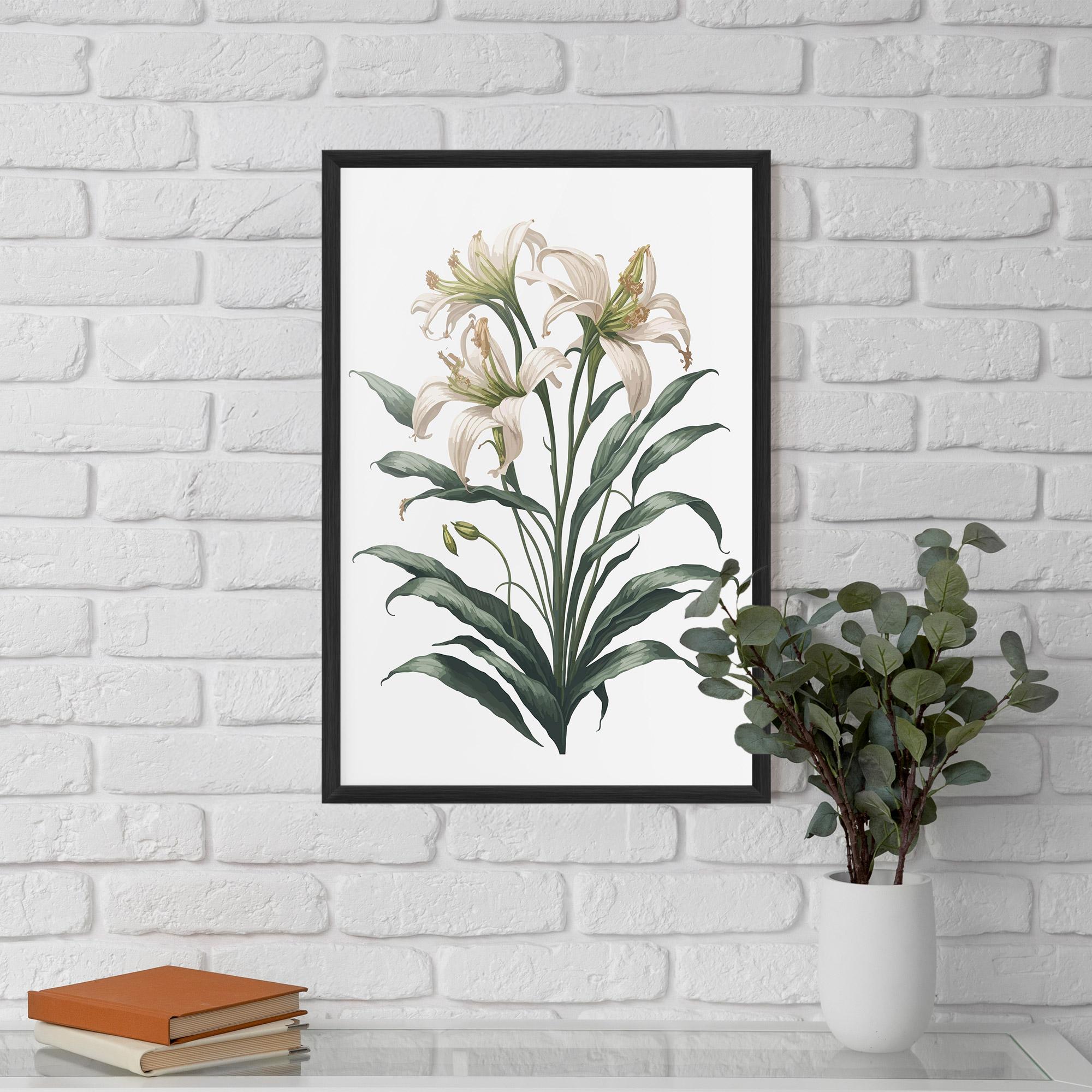 Poster Înrămat Columbia Lily mockup 5