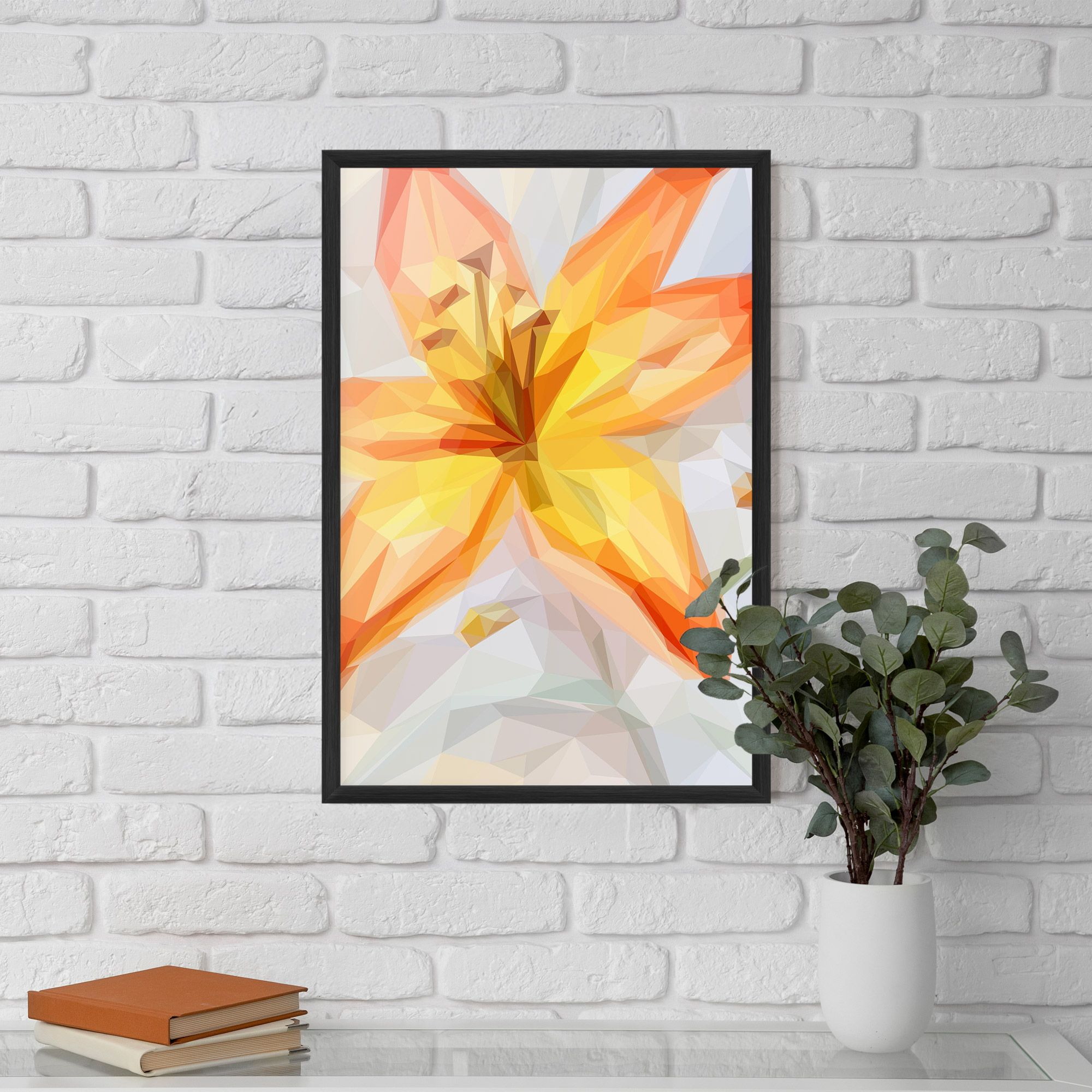Yellow Orange Lily mockup 5