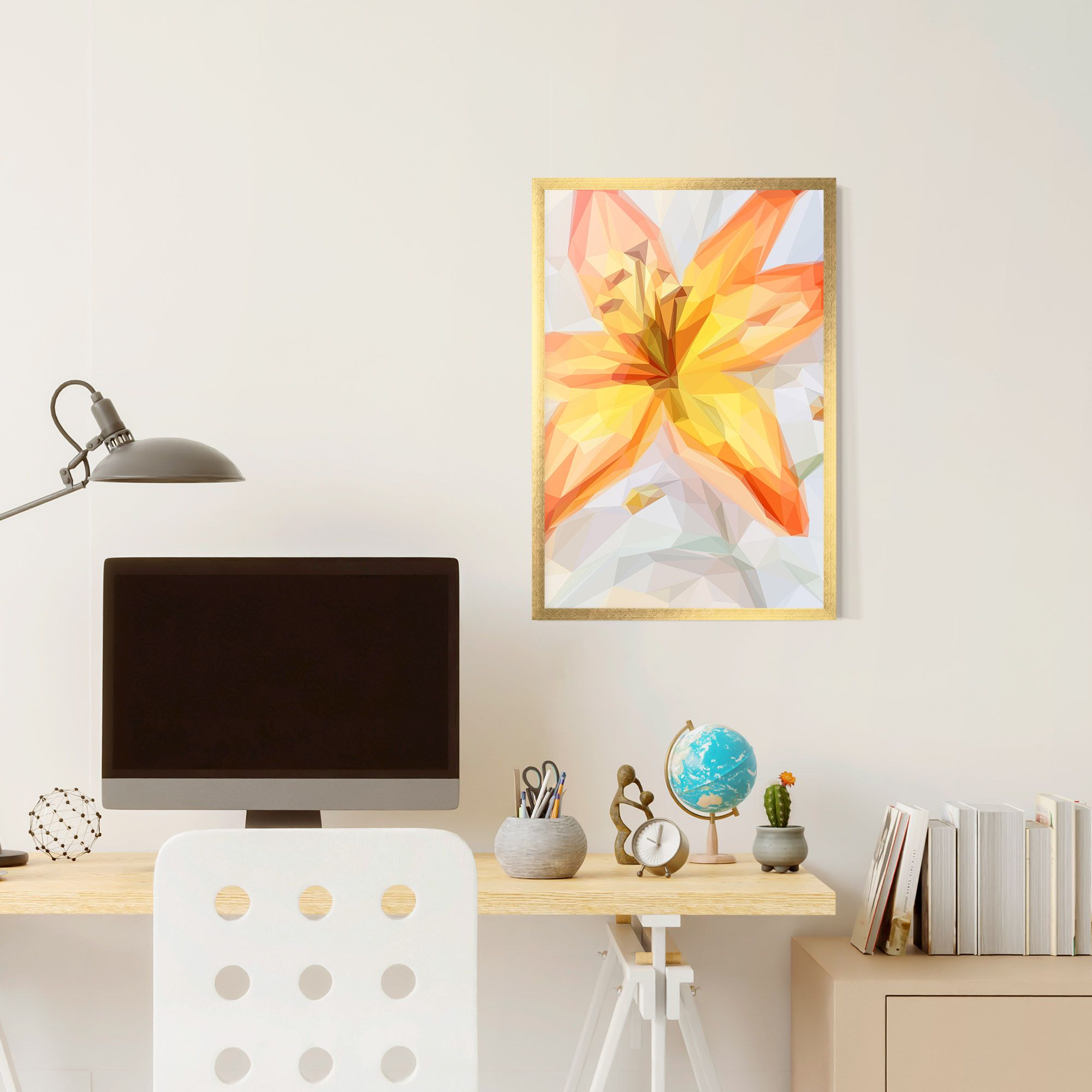 Yellow Orange Lily mockup 6
